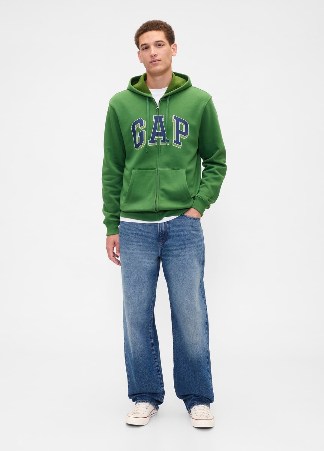 Felpa Full Zip Con Cappuccio E Logo Gap | OVS Felpa Full Zip Con Cappuccio E Logo Gap - 2 | OVS