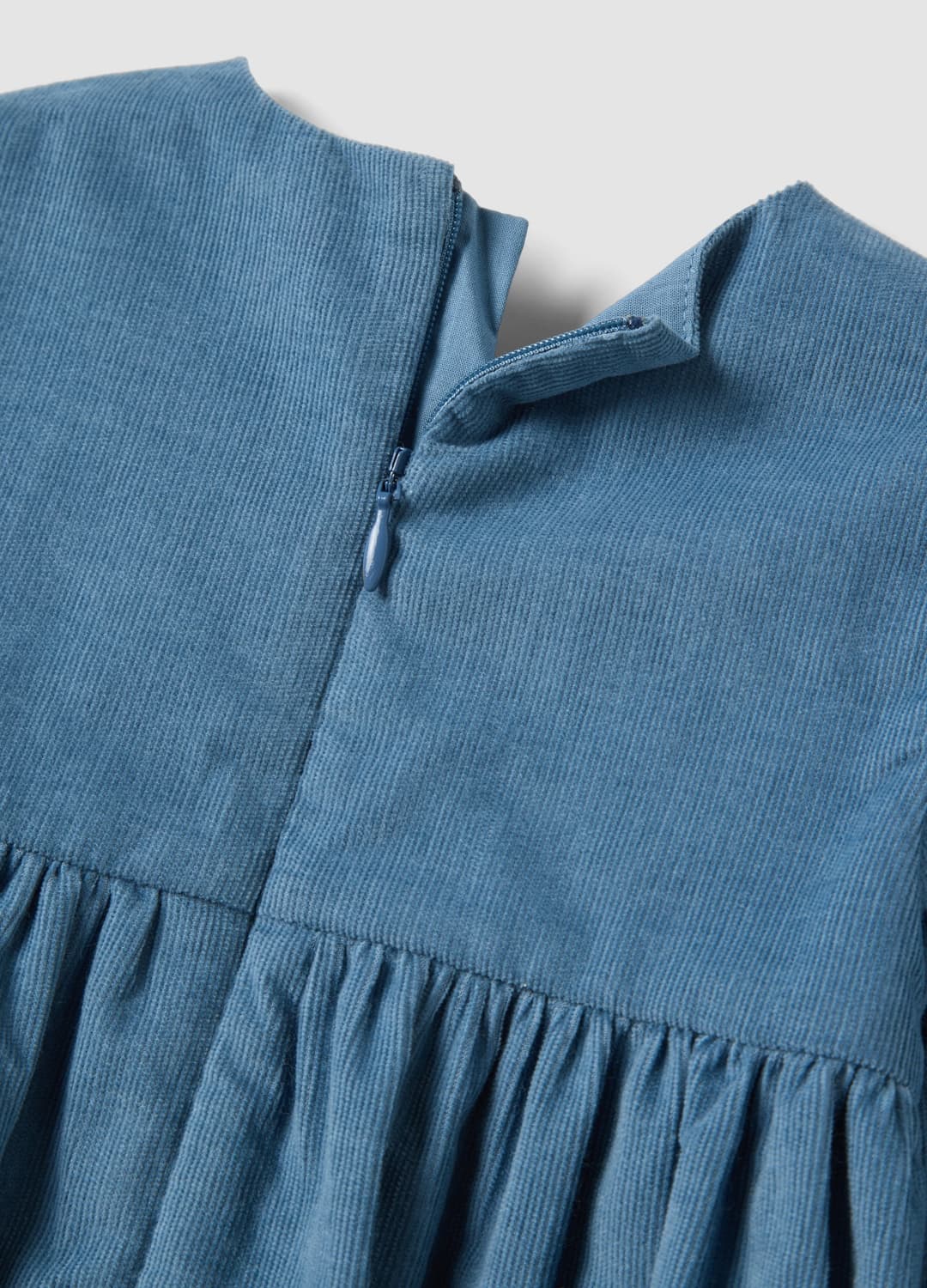Abito Blu In Puro Cotone Con Ricamo Floreale E Girocollo Over Fit | OVS Abito Blu In Puro Cotone Con Ricamo Floreale E Girocollo Over Fit - 3 | OVS