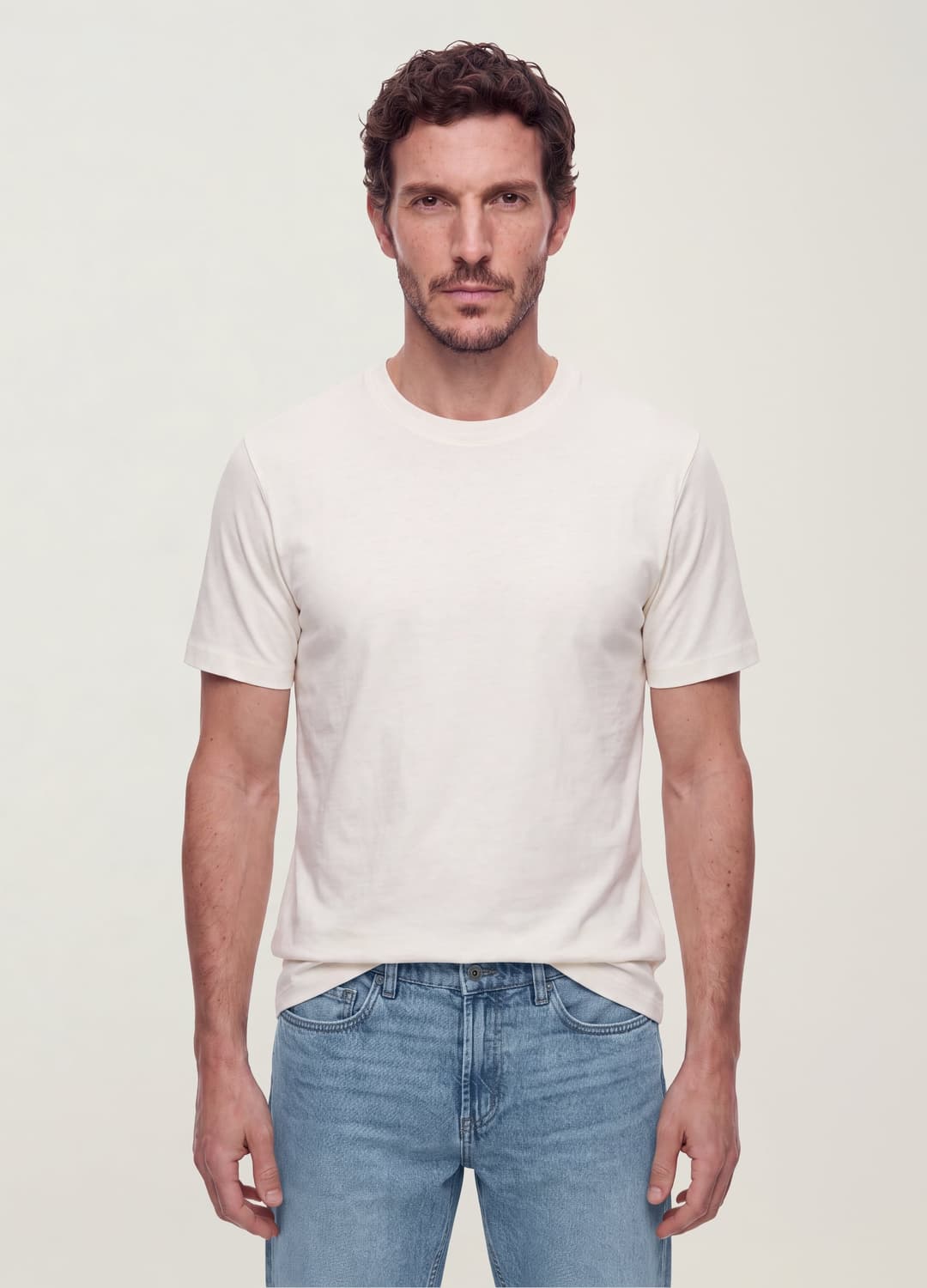 The Iconic Tee Weißes Kurzarm-t-shirt Aus Reiner Baumwolle Im Regular Fit | OVS The Iconic Tee Weißes Kurzarm-t-shirt Aus Reiner Baumwolle Im Regular Fit - 0 | OVS