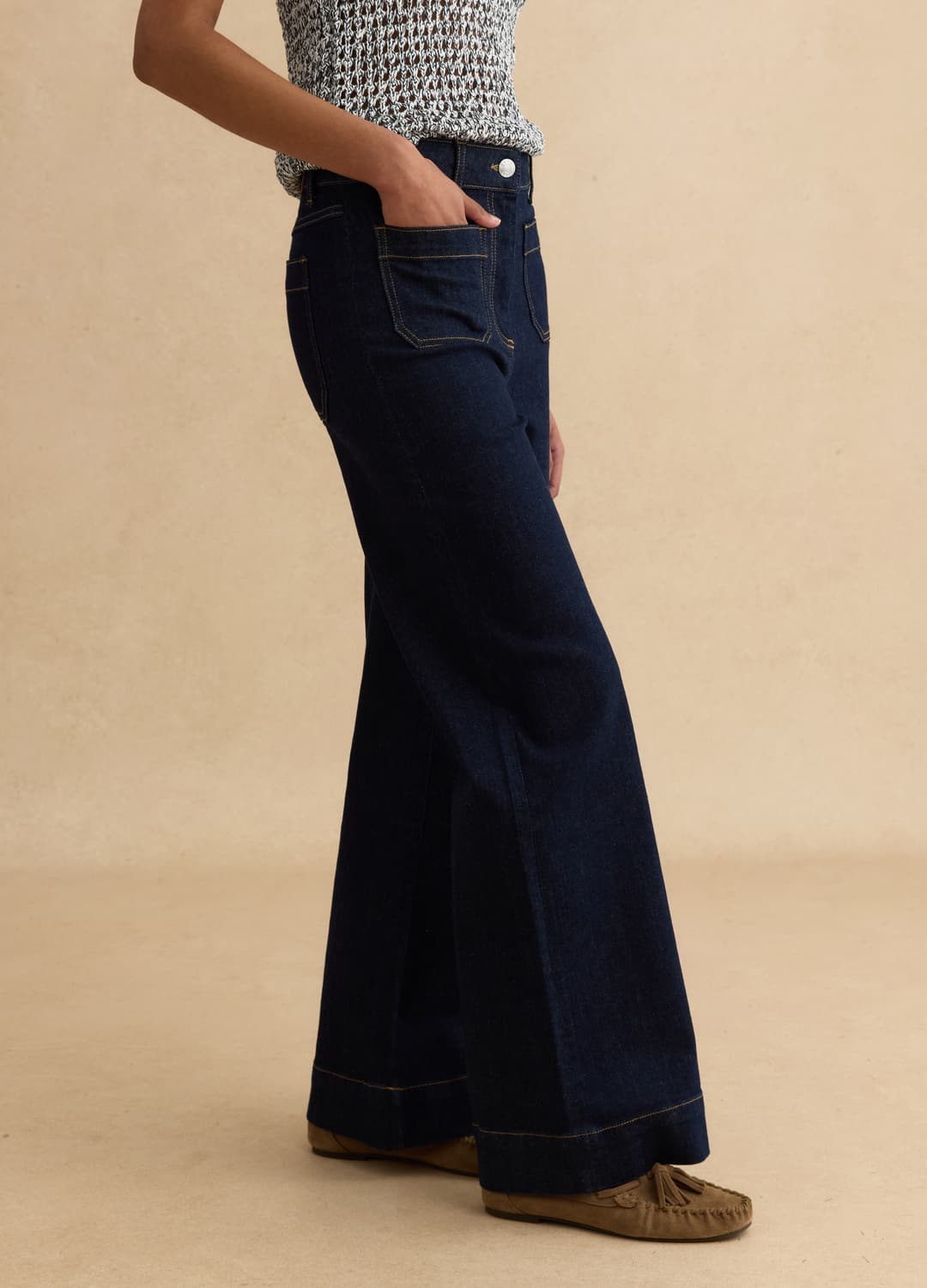 Blaue Stretch-baumwollhose Regular Fit | OVS Blaue Stretch-baumwollhose Regular Fit - 3 | OVS