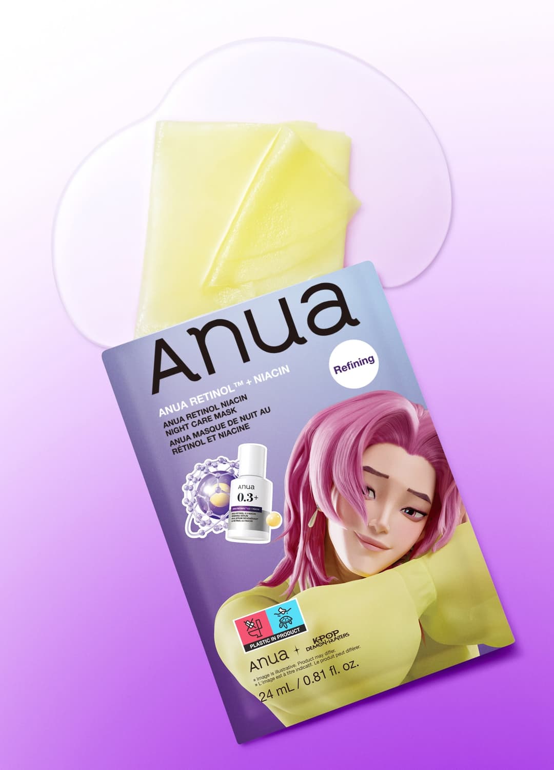 8 Hyaluronsäure-catechin Cool Slim Maske 24 Ml | Anua K-pop Demon Hunters | OVS 8 Hyaluronsäure-catechin Cool Slim Maske 24 Ml | Anua K-pop Demon Hunters - 14 | OVS