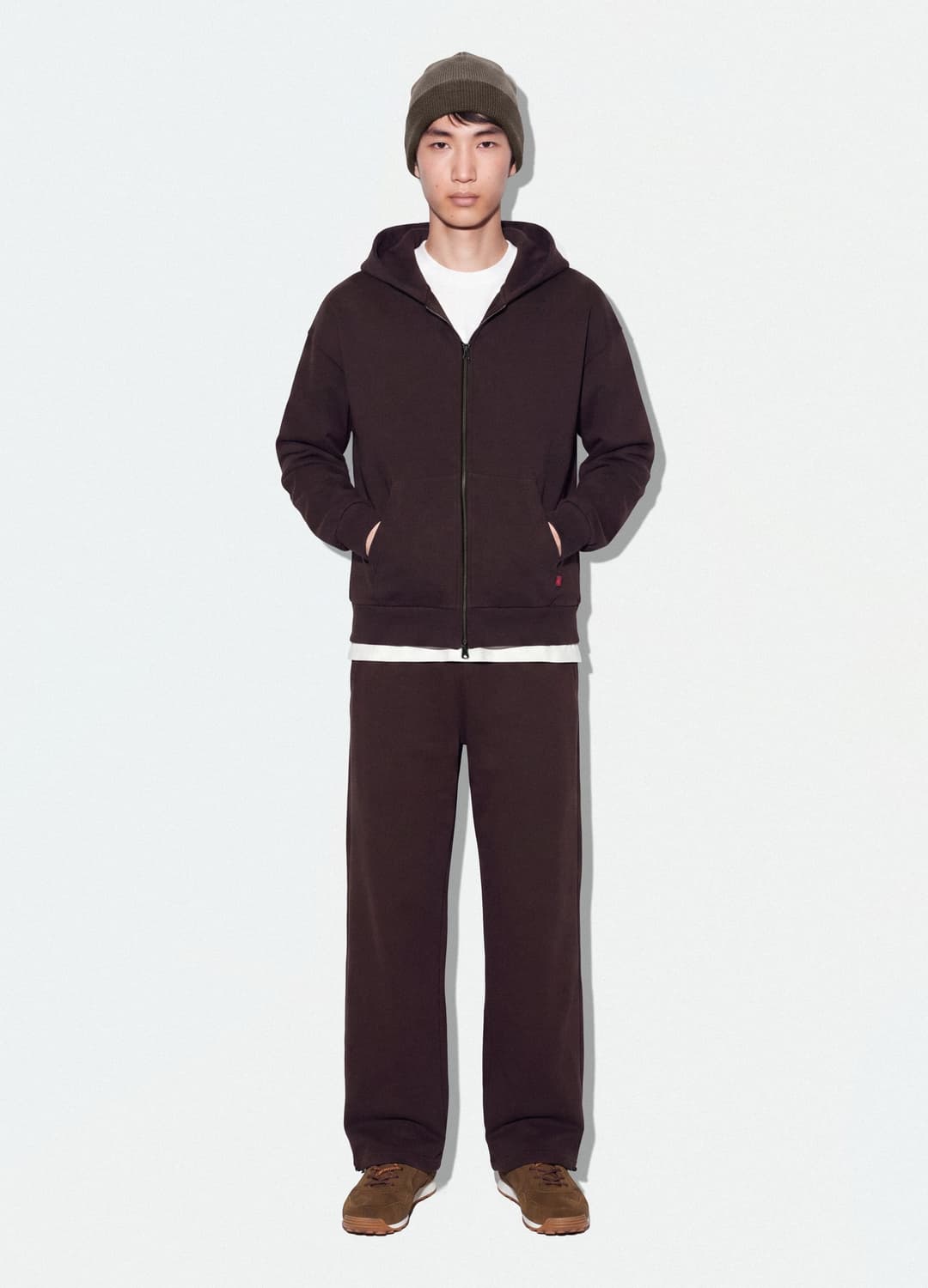 Felpa Crop Marrone In Puro Cotone Con Cappuccio Over Fit | OVS Felpa Crop Marrone In Puro Cotone Con Cappuccio Over Fit - 2 | OVS