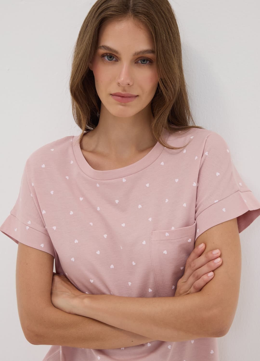 Rosa Nachthemd Aus Reiner Bio-baumwolle | OVS Rosa Nachthemd Aus Reiner Bio-baumwolle - 2 | OVS