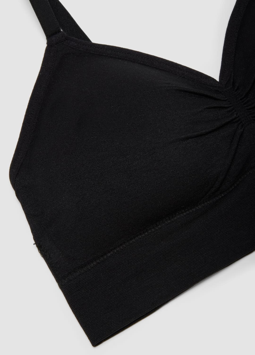 Reggiseno Bralette Nero In Tessuto Elasticizzato Senza Imbottitura | OVS Reggiseno Bralette Nero In Tessuto Elasticizzato Senza Imbottitura - 1 | OVS