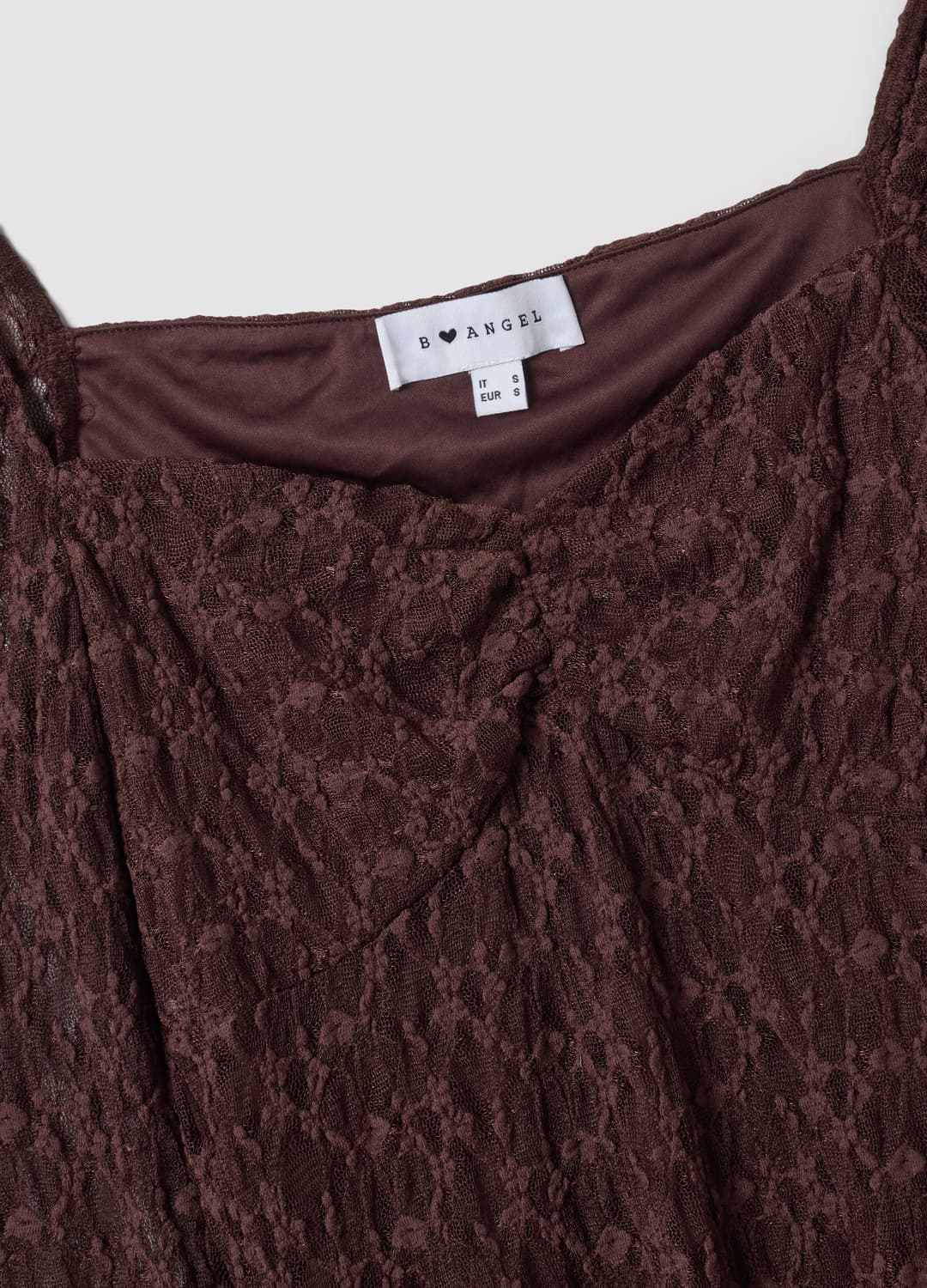 Abito Marrone In Tessuto Elasticizzato Con Scollo Profondo A V Regular Fit | OVS Abito Marrone In Tessuto Elasticizzato Con Scollo Profondo A V Regular Fit - 5 | OVS