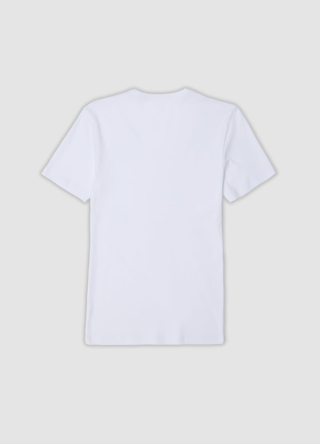 2er-pack Weiße T-shirts Aus Bio-baumwolle Mit Tiefem V-ausschnitt | OVS 2er-pack Weiße T-shirts Aus Bio-baumwolle Mit Tiefem V-ausschnitt - 6 | OVS