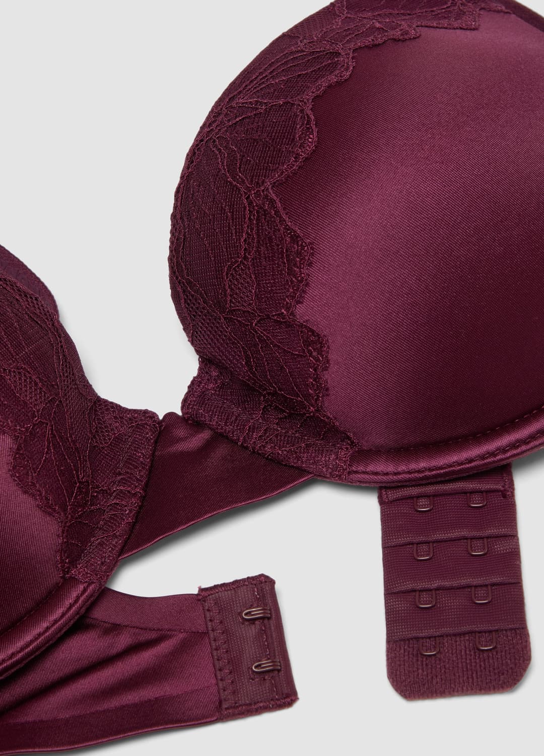 Reggiseno Viola In Microfibra Elasticizzata Con Pizzo | OVS Reggiseno Viola In Microfibra Elasticizzata Con Pizzo - 1 | OVS