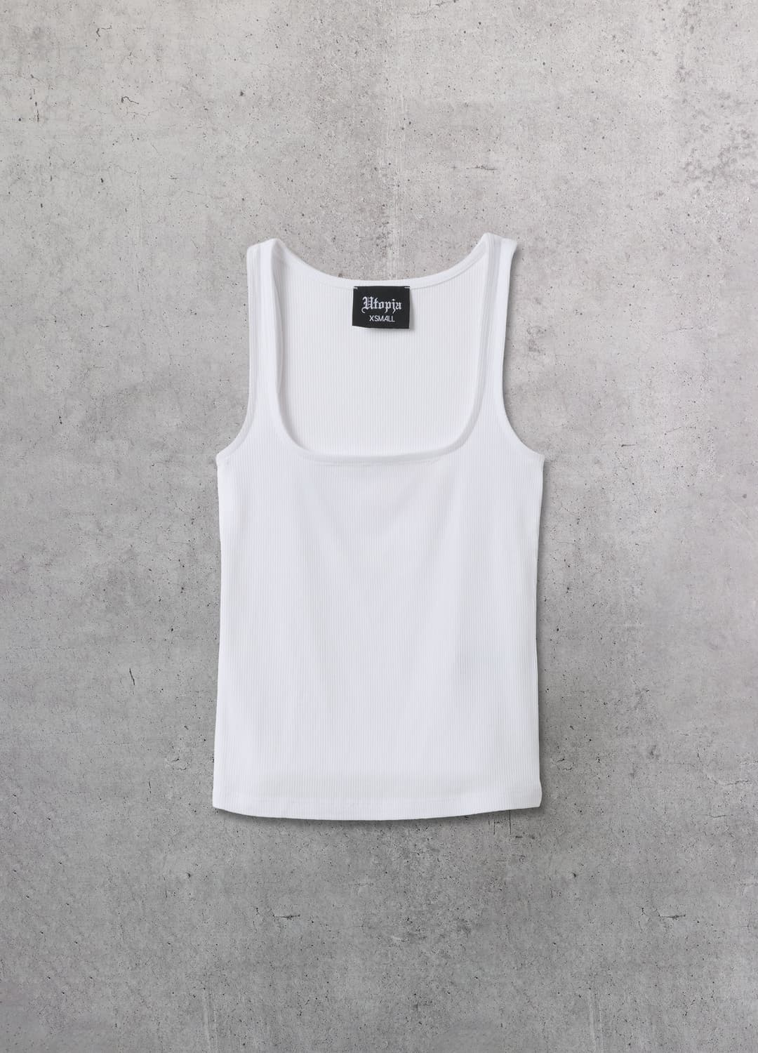 Weißes Tanktop Mit Eckigem Ausschnitt | OVS Weißes Tanktop Mit Eckigem Ausschnitt - 5 | OVS