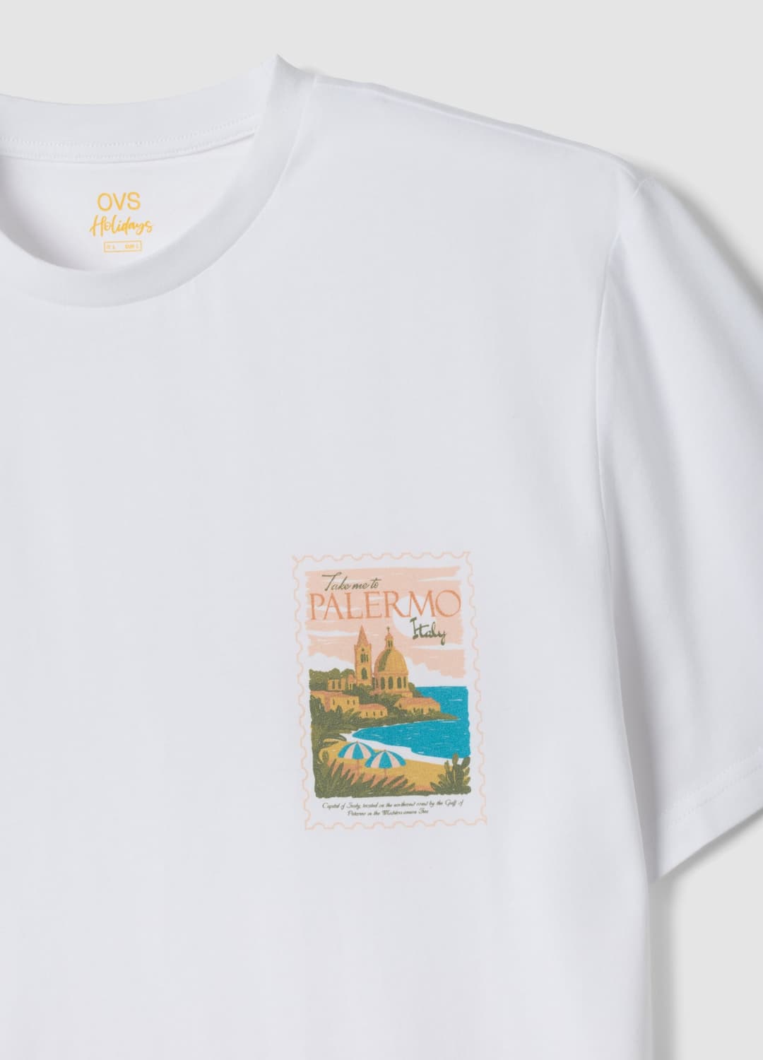 T-shirt Bianca In Puro Cotone Con Stampa Regular Fit | OVS T-shirt Bianca In Puro Cotone Con Stampa Regular Fit - 5 | OVS