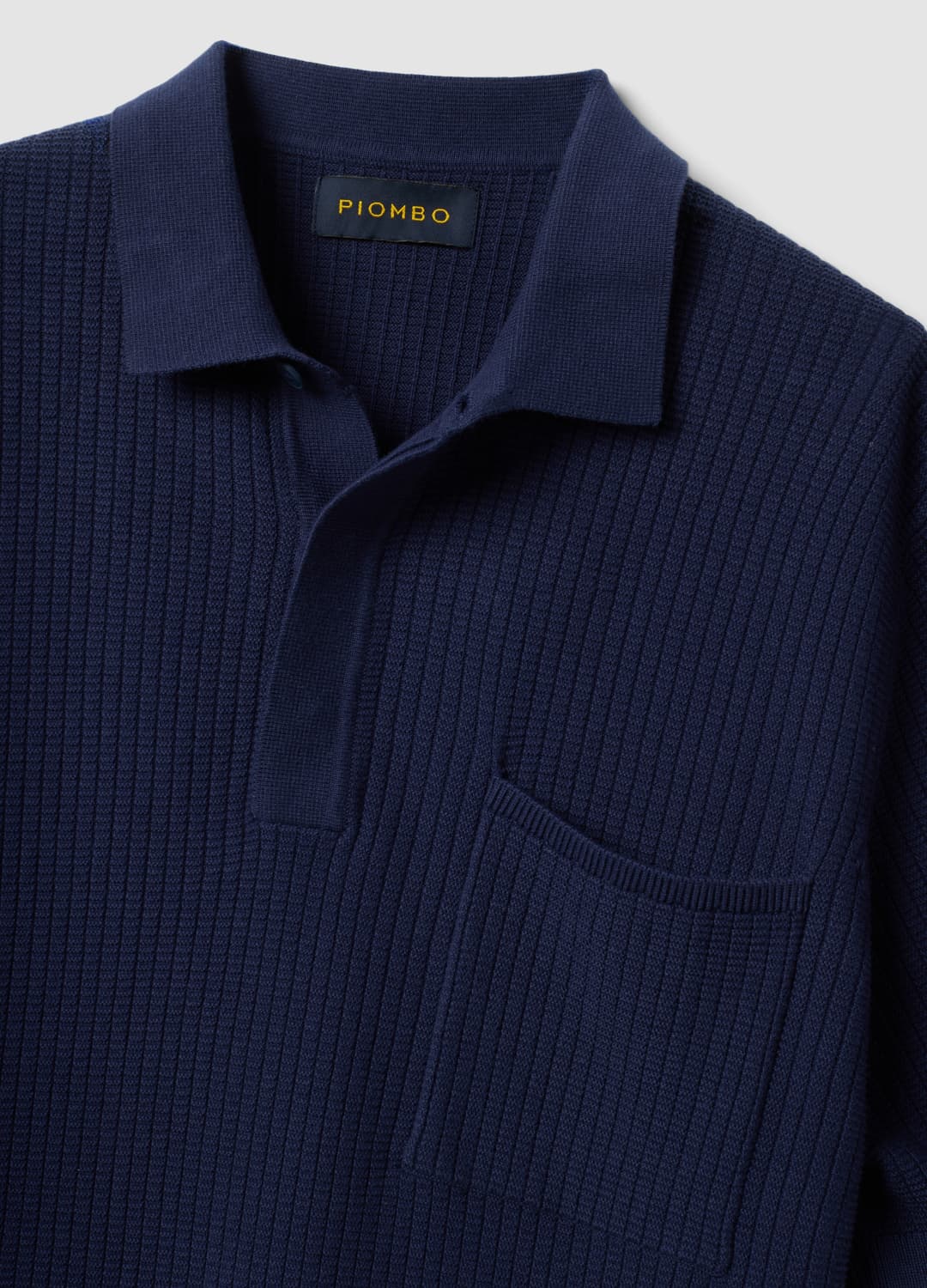 Polo Blu In Puro Cotone Con Taschino Regular Fit | OVS Polo Blu In Puro Cotone Con Taschino Regular Fit - 5 | OVS