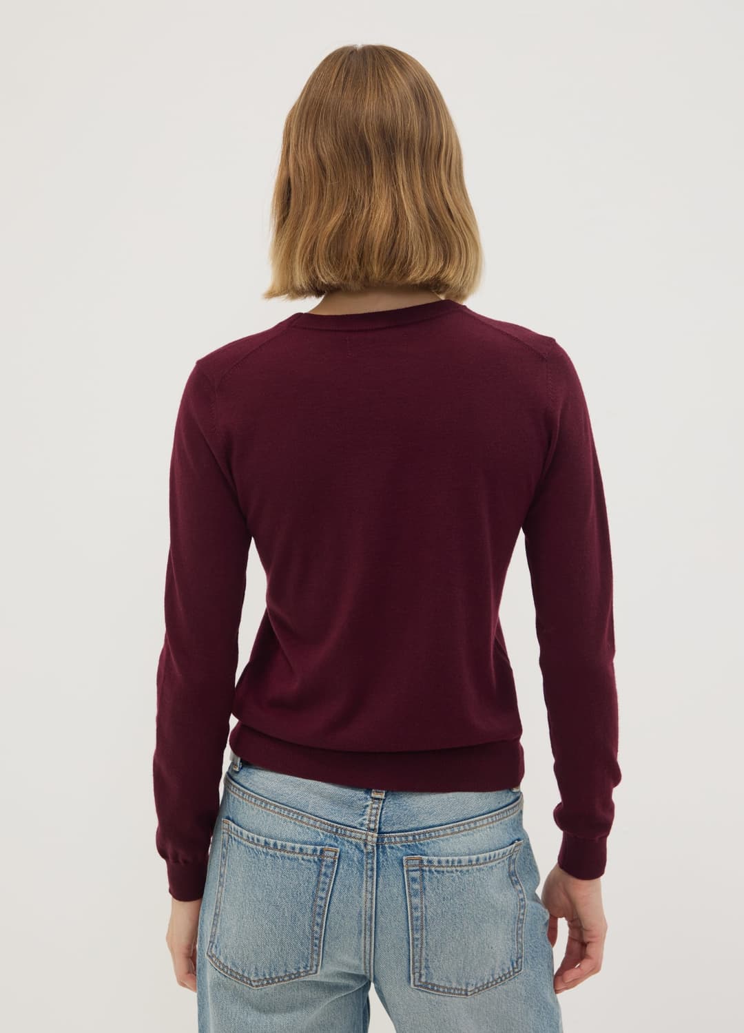 Maglia Girocollo Rossa In Misto Lana Regular Fit | OVS Maglia Girocollo Rossa In Misto Lana Regular Fit - 3 | OVS