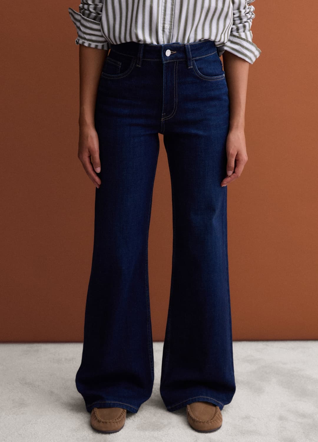 Jeans Blu In Cotone Elasticizzato Wide Leg | OVS Jeans Blu In Cotone Elasticizzato Wide Leg - 1 | OVS
