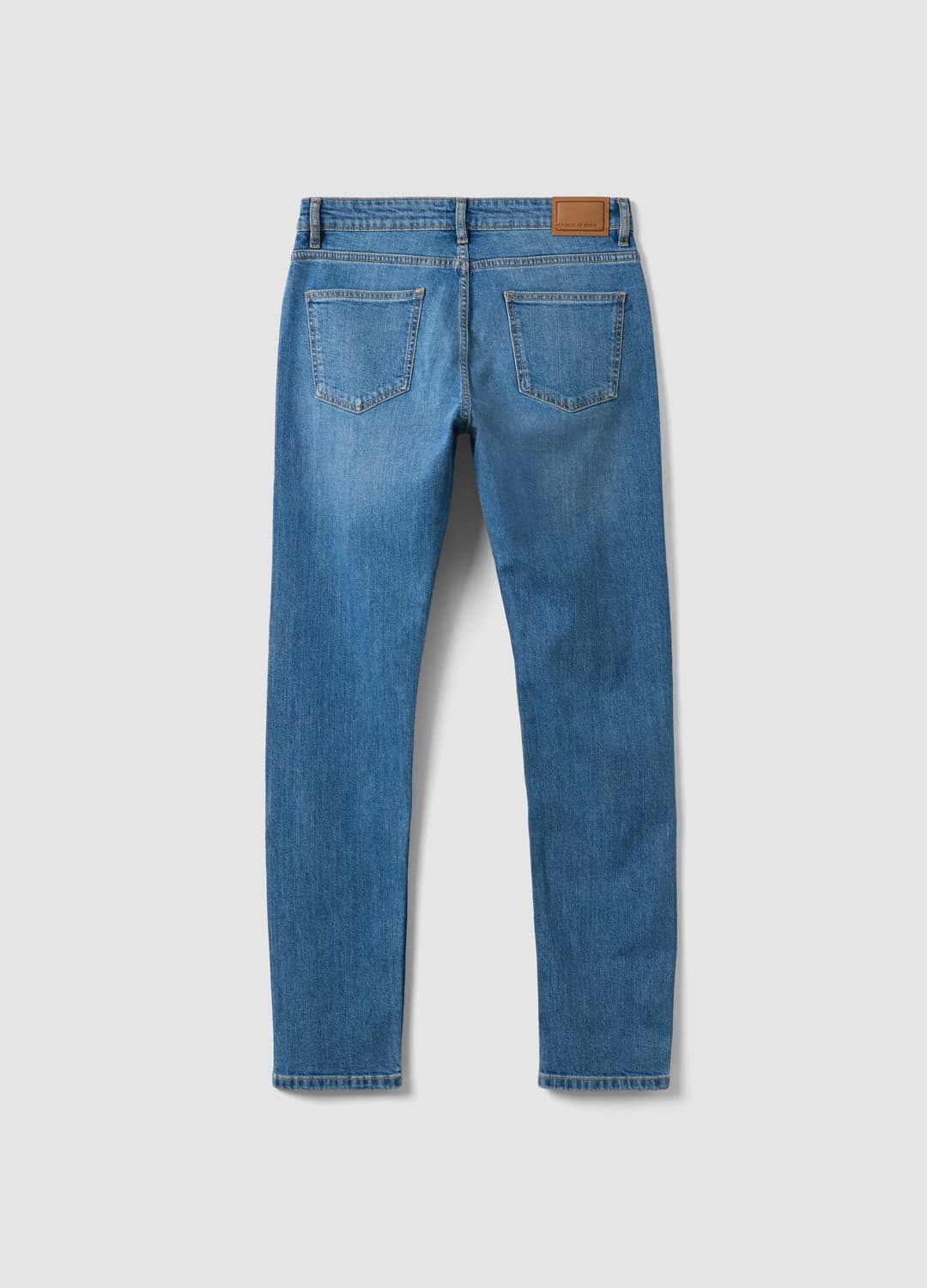 Slim-fit Jeans Aus Stretch-baumwolle In Dunkler Waschung | OVS Slim-fit Jeans Aus Stretch-baumwolle In Dunkler Waschung - 8 | OVS