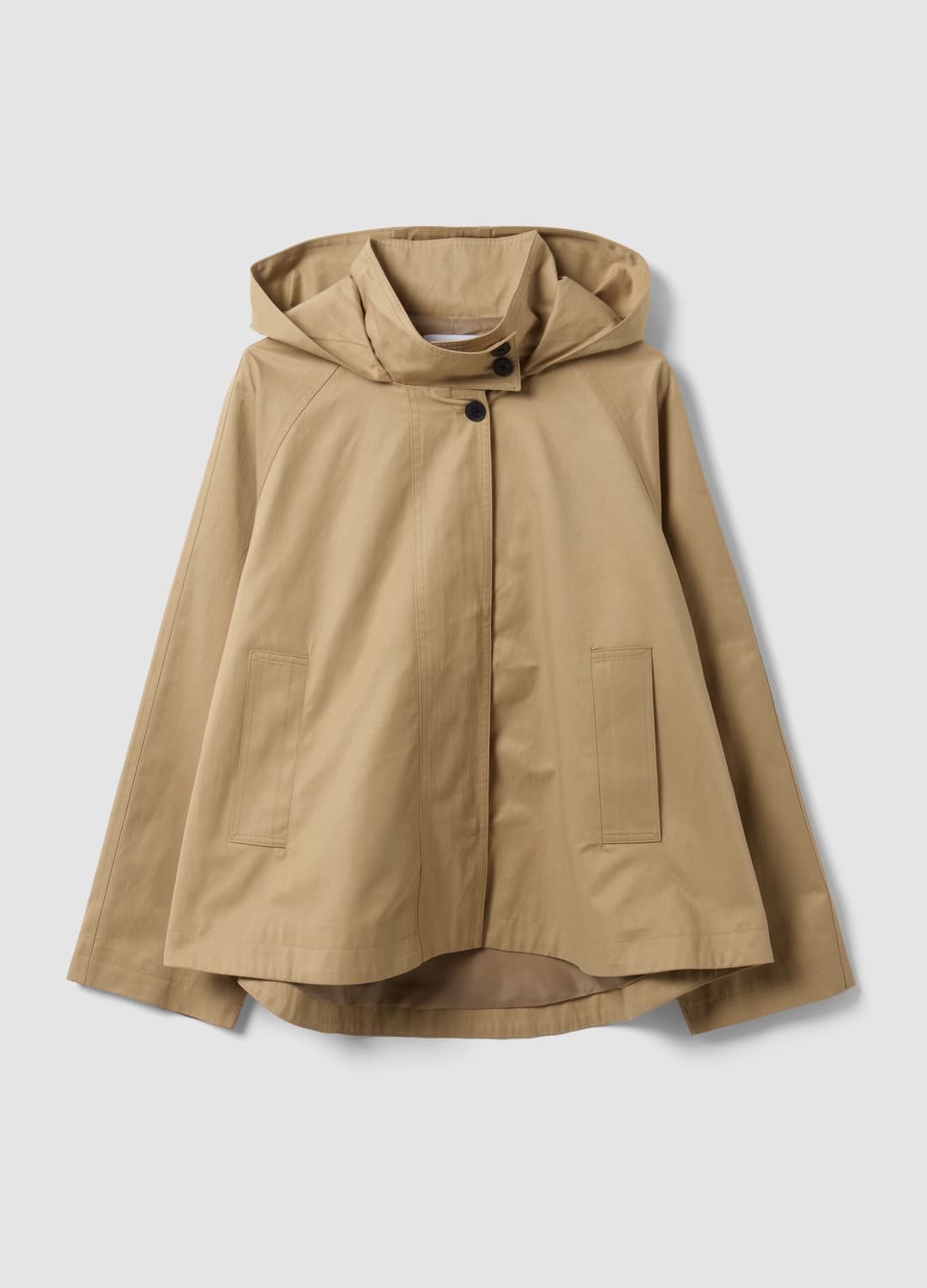 Beiger Parka Aus Baumwollmischung Mit Kapuze | OVS Beiger Parka Aus Baumwollmischung Mit Kapuze - 4 | OVS