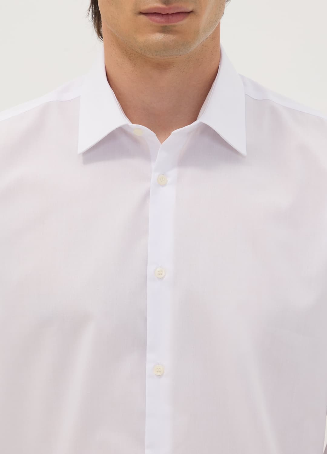 Camicia Bianca Slim Fit Con Colletto Classico Easy Iron | OVS Camicia Bianca Slim Fit Con Colletto Classico Easy Iron - 1 | OVS