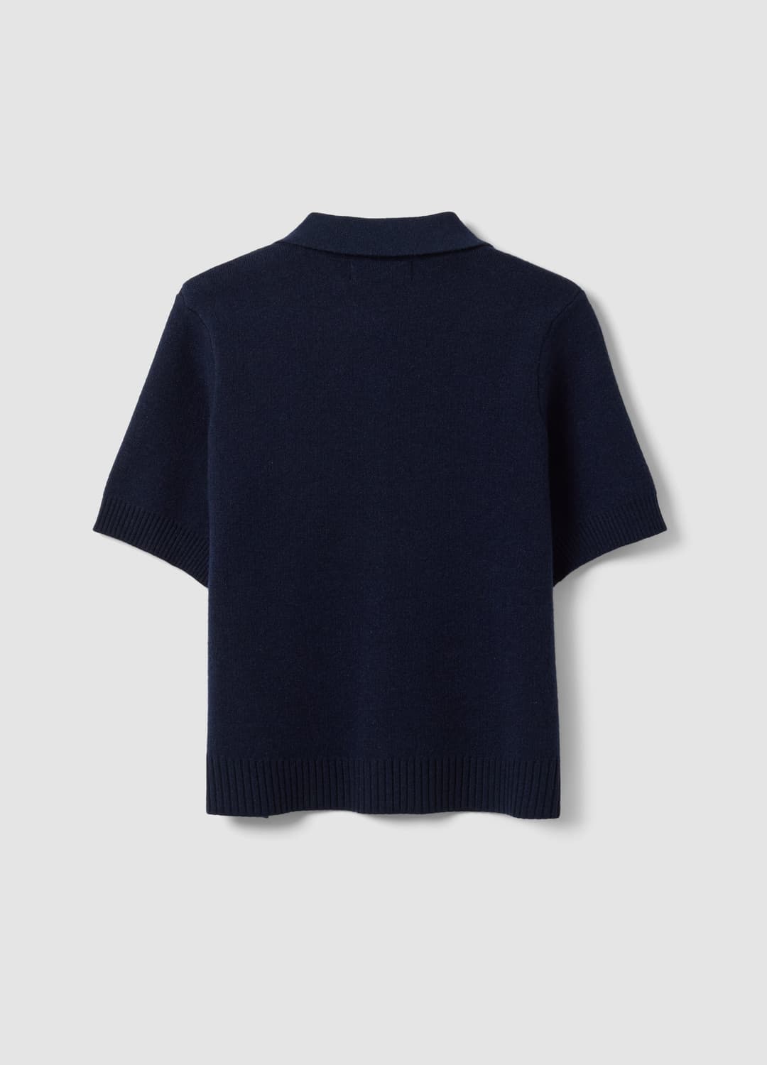 Cardigan Blu In Misto Lana Con Colletto Polo Regular Fit | OVS Cardigan Blu In Misto Lana Con Colletto Polo Regular Fit - 6 | OVS