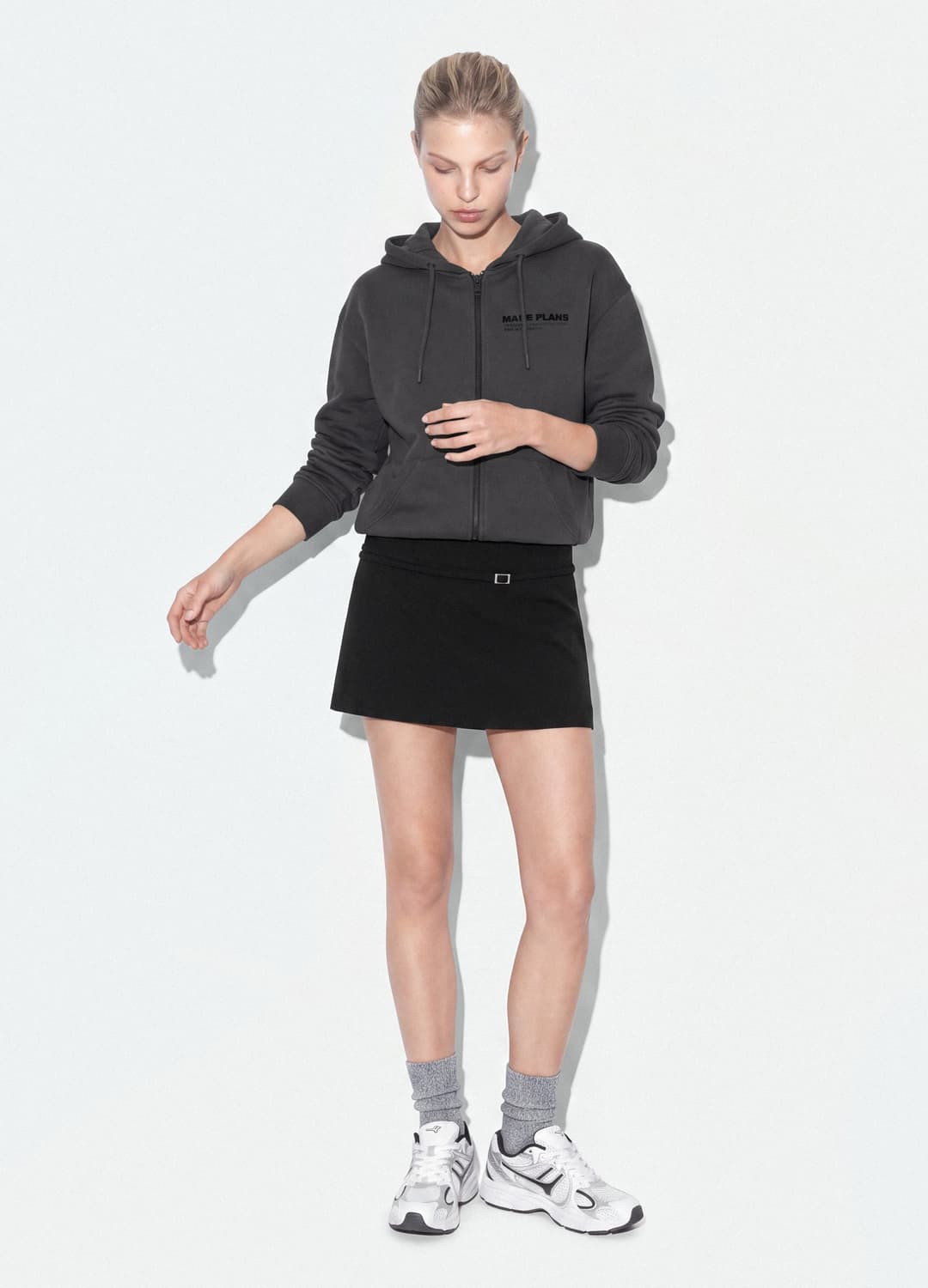 Felpa Grigia In Misto Cotone Con Cappuccio E Scritta Relaxed Fit | OVS Felpa Grigia In Misto Cotone Con Cappuccio E Scritta Relaxed Fit - 0 | OVS