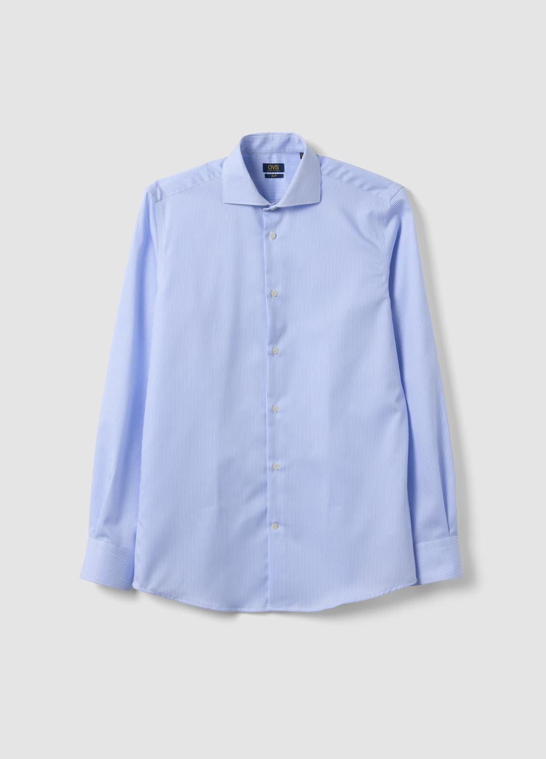 Camicia Azzurra In Puro Cotone No Iron Slim Fit | OVS Camicia Azzurra In Puro Cotone No Iron Slim Fit - 4 | OVS
