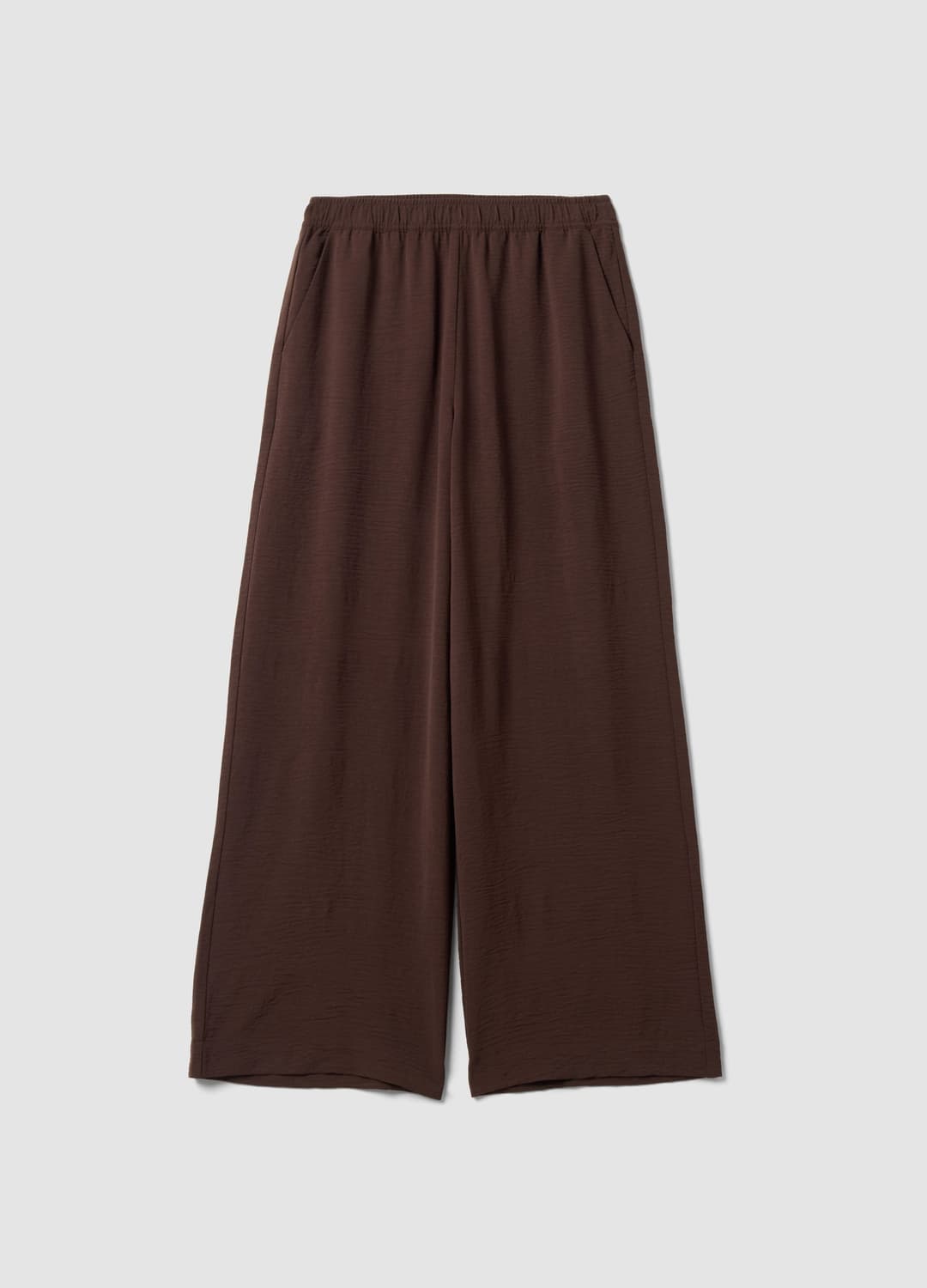 Pantaloni Marroni Wide Leg Con Vita Elasticizzata | OVS Pantaloni Marroni Wide Leg Con Vita Elasticizzata - 4 | OVS