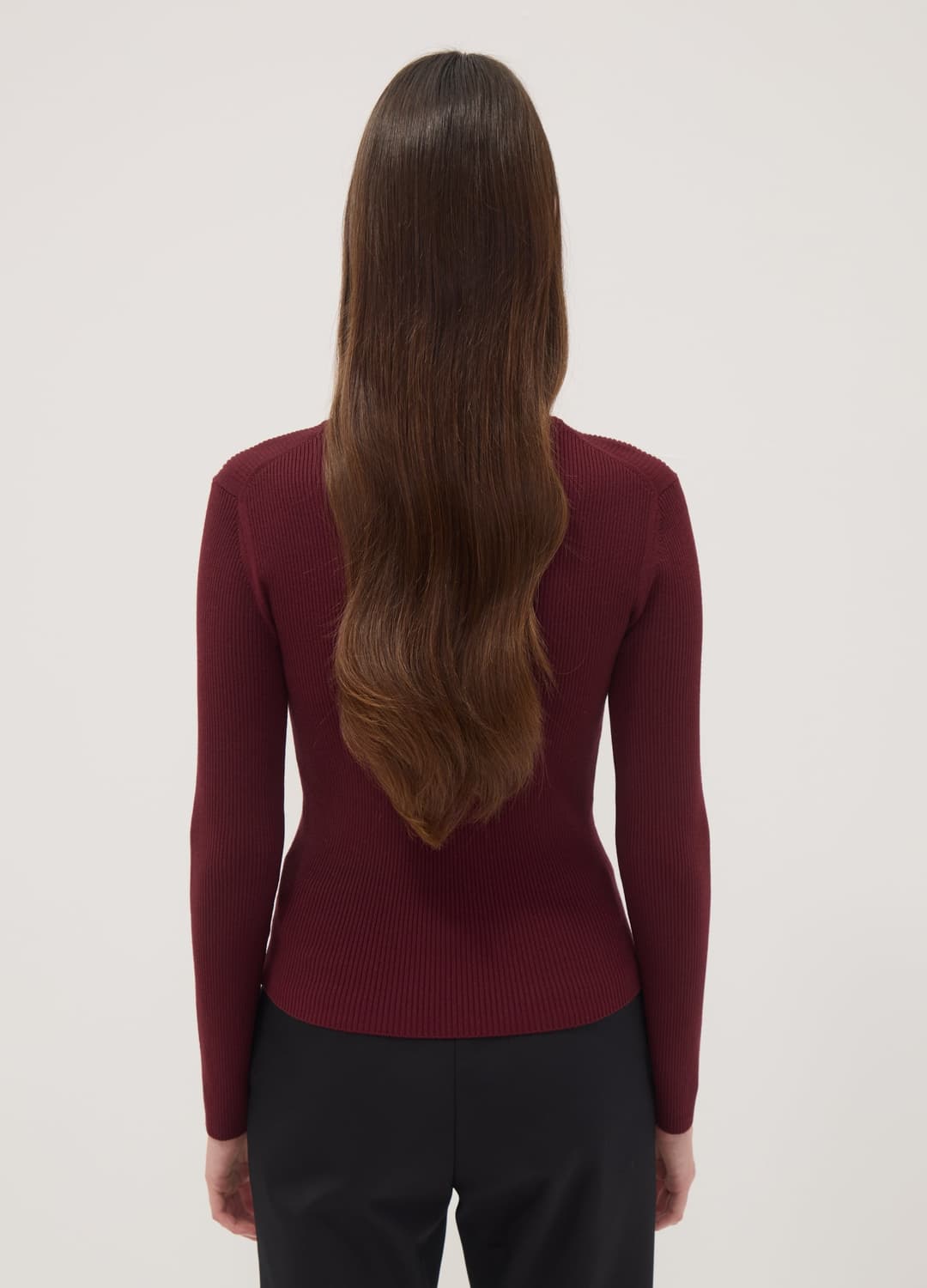 Maglia Rossa In Misto Viscosa A Costine Con Bottoni Fitted | OVS Maglia Rossa In Misto Viscosa A Costine Con Bottoni Fitted - 3 | OVS