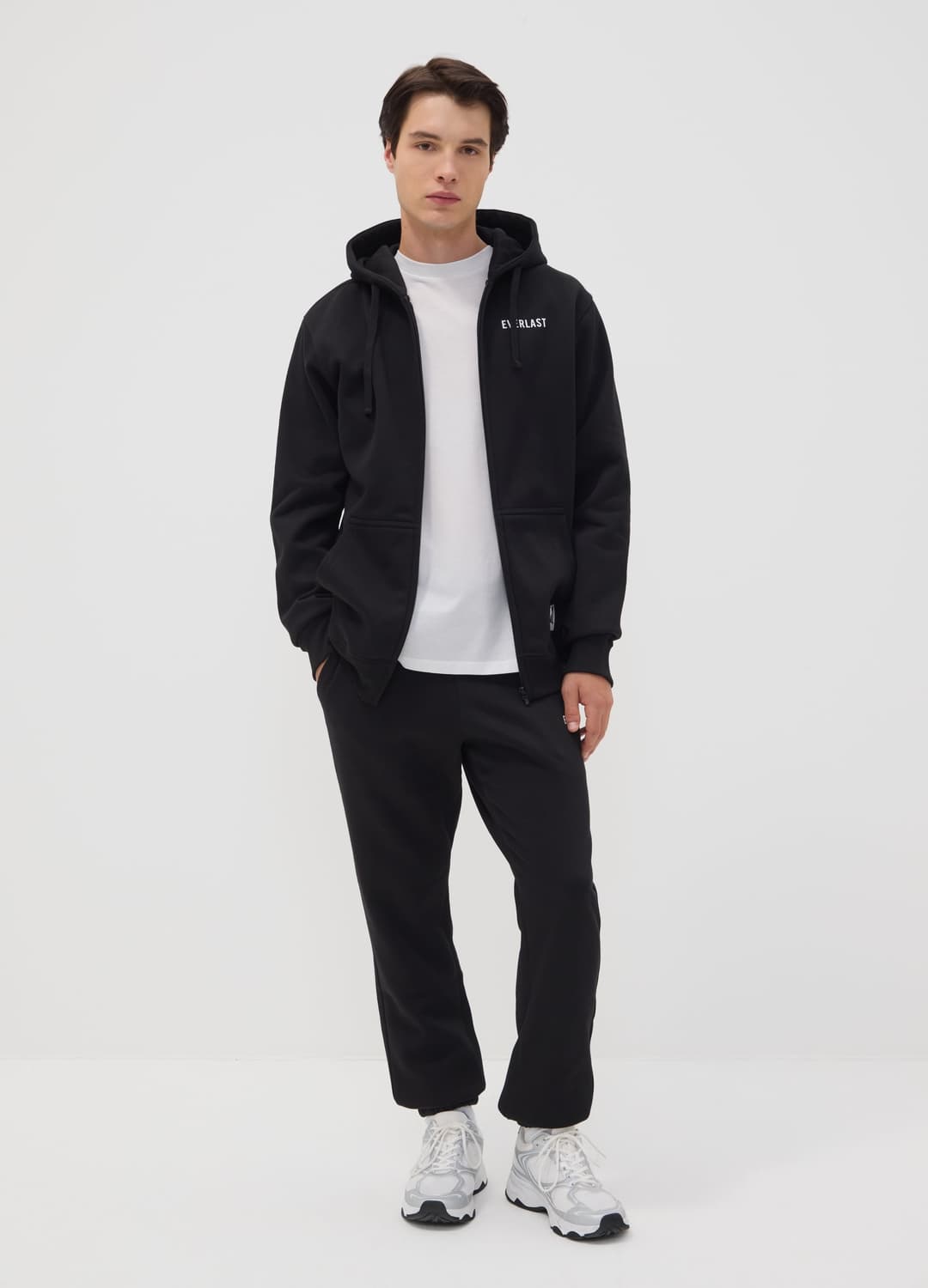 Pantaloni Sportivi Neri In Misto Cotone Con Logo | OVS Pantaloni Sportivi Neri In Misto Cotone Con Logo - 0 | OVS