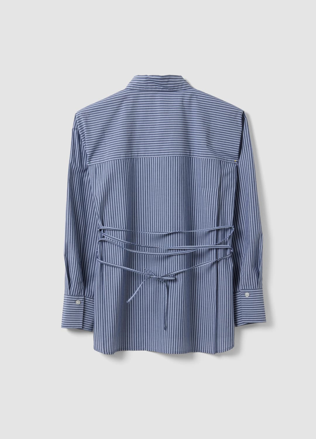 Camicia Blu A Righe In Popeline Di Puro Cotone Regular Fit | OVS Camicia Blu A Righe In Popeline Di Puro Cotone Regular Fit - 6 | OVS