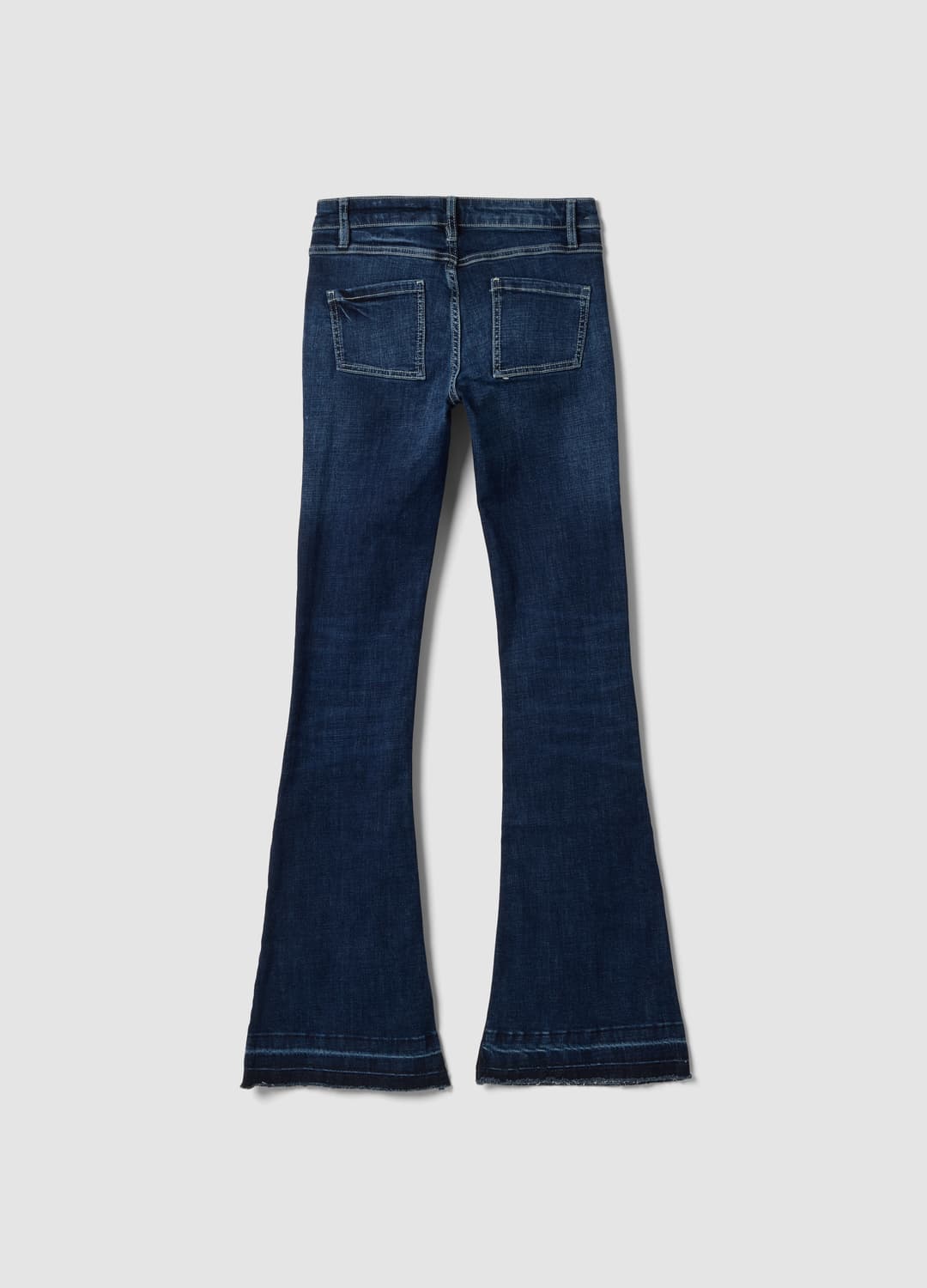 Slim Flare Jeans Aus Denim In Dark Blue Washed | OVS Slim Flare Jeans Aus Denim In Dark Blue Washed - 1 | OVS