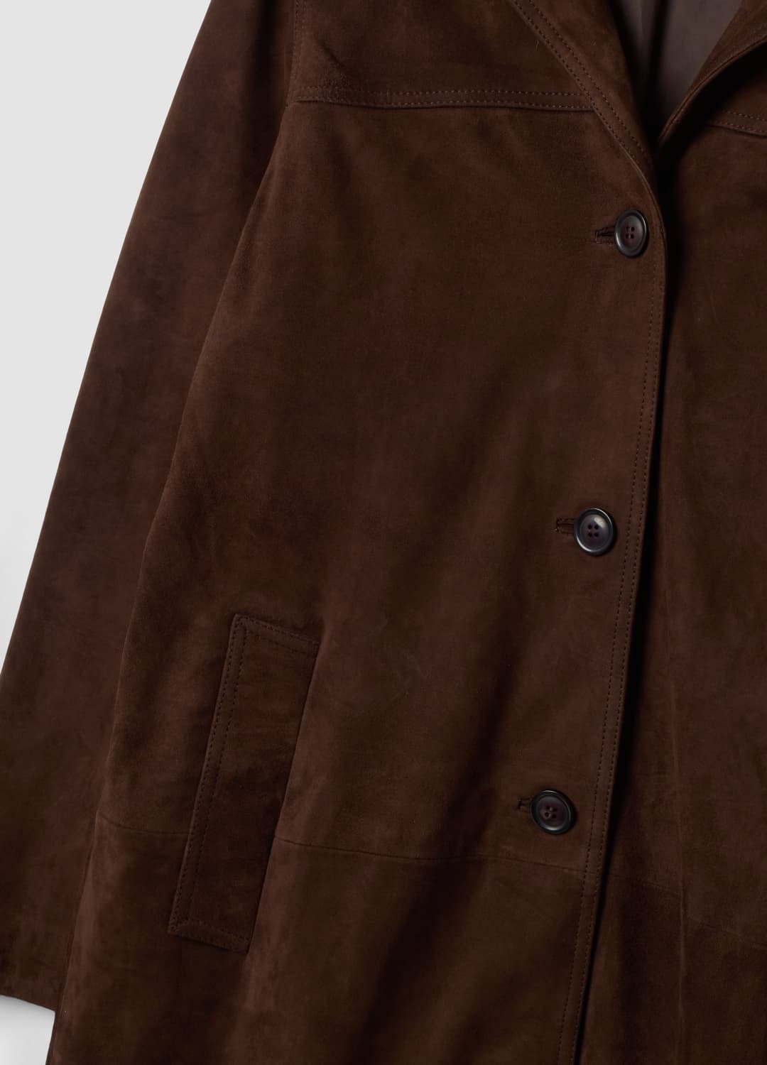 Cappotto Marrone Lungo In Vera Pelle Regular Fit | OVS Cappotto Marrone Lungo In Vera Pelle Regular Fit - 1 | OVS