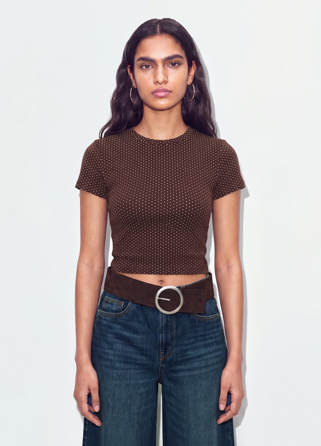 Rosa Cropped T-shirt Aus Reiner Baumwolle Mit Grafikprint | OVS Rosa Cropped T-shirt Aus Reiner Baumwolle Mit Grafikprint - 1 | OVS