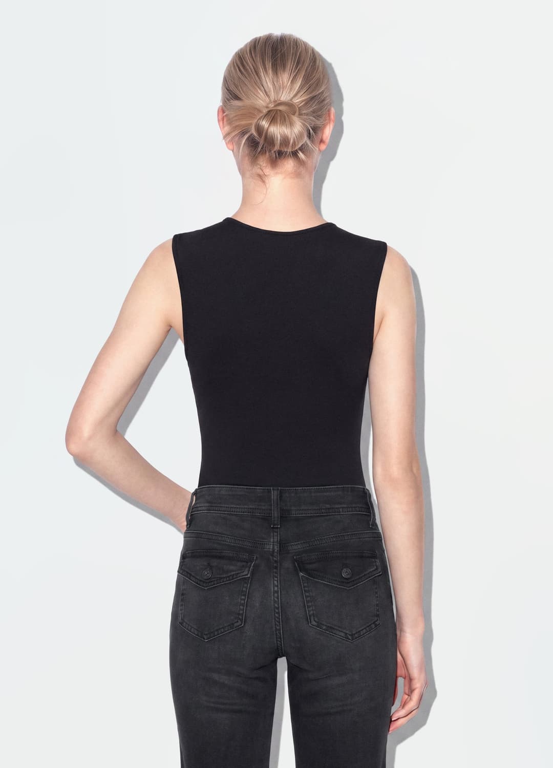 Brauner Stretch-body Mit Raffungen | OVS Brauner Stretch-body Mit Raffungen - 2 | OVS