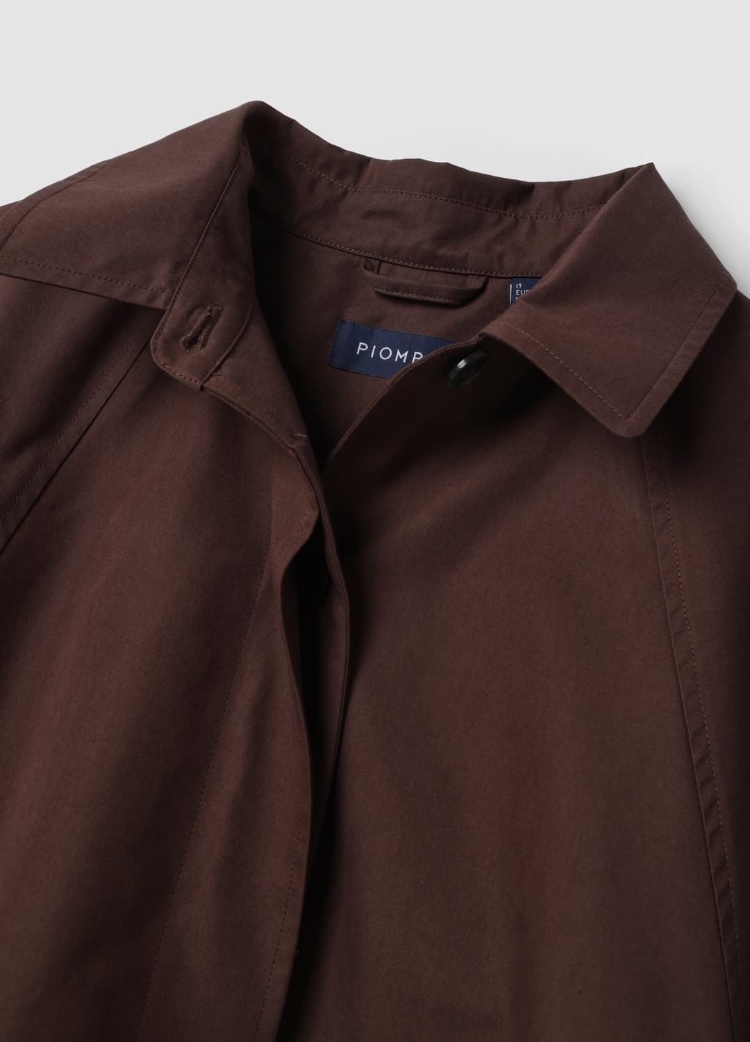 Trench Corto Marrone In Misto Cotone Con Collo Camicia | OVS Trench Corto Marrone In Misto Cotone Con Collo Camicia - 1 | OVS
