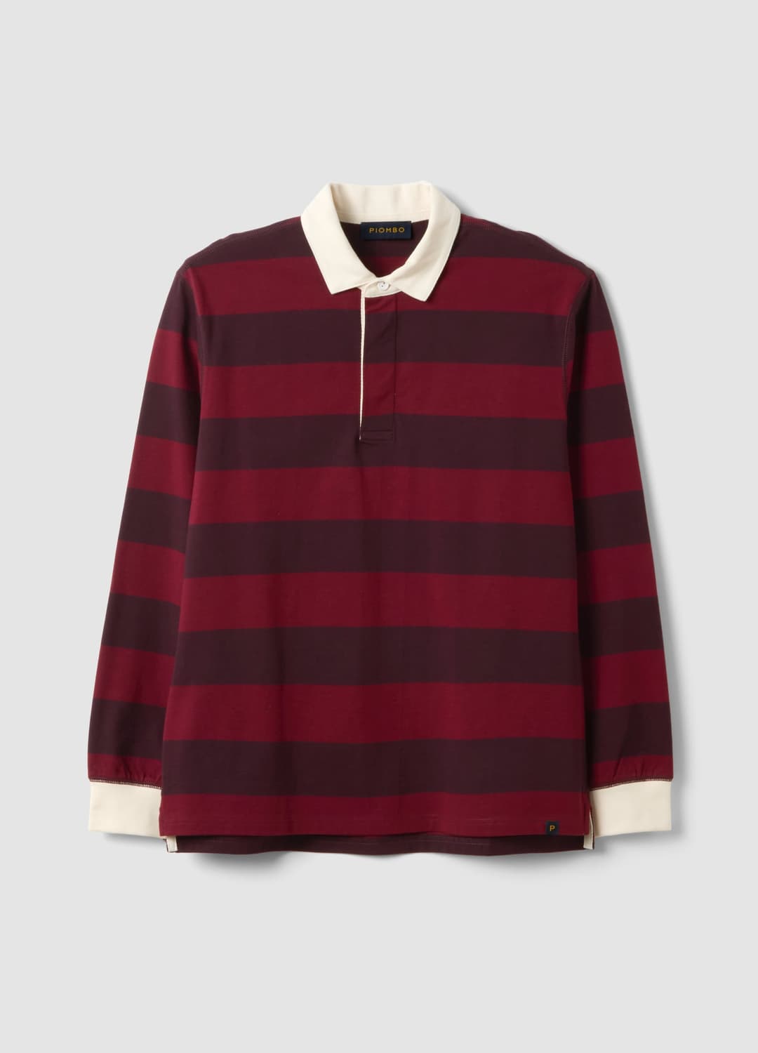 Polo Rugby Rossa In Puro Cotone A Righe Maniche Lunghe Regular Fit | OVS Polo Rugby Rossa In Puro Cotone A Righe Maniche Lunghe Regular Fit - 4 | OVS