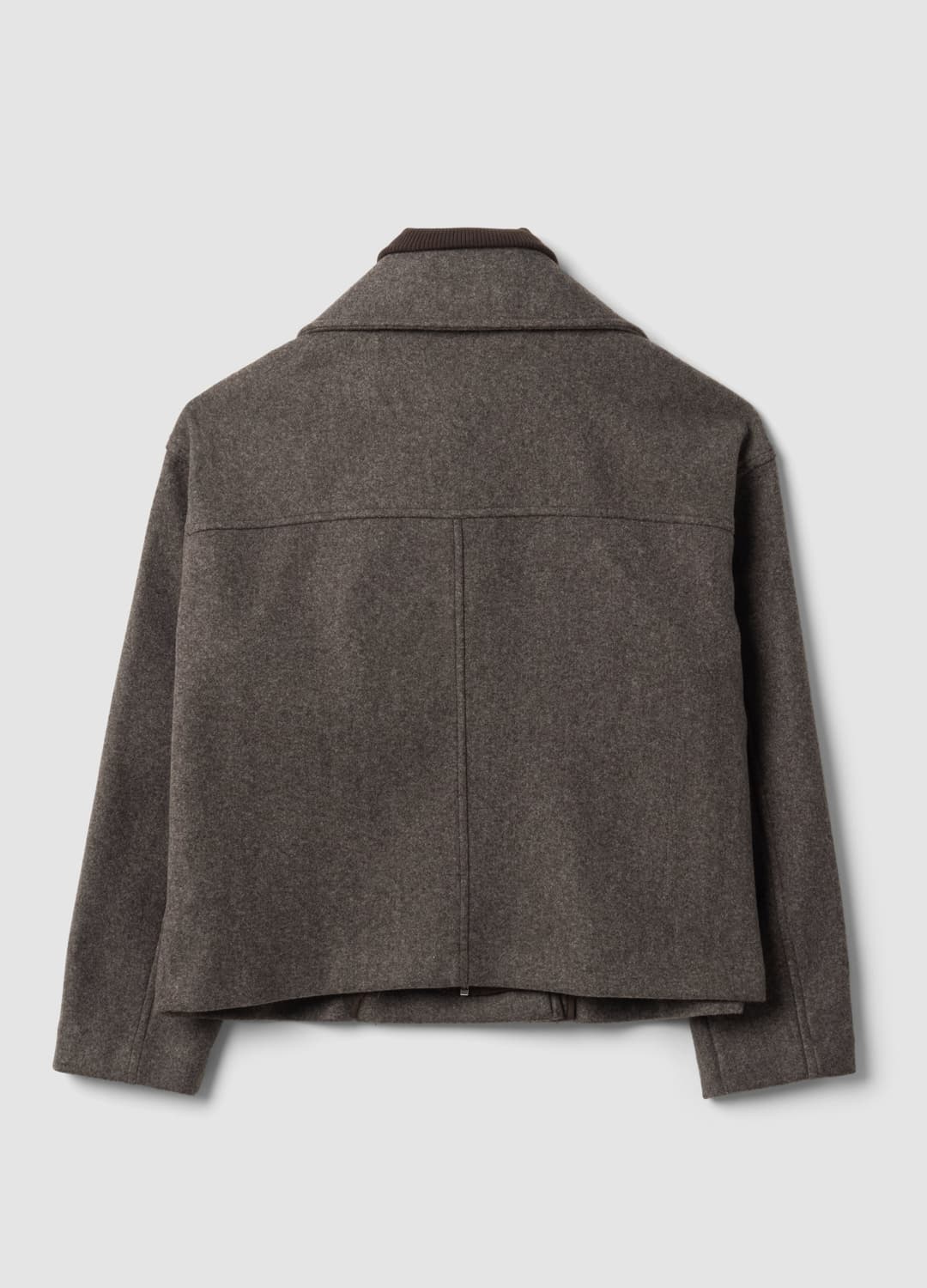 Giacca Grigia Doppiopetto Regular Fit Con Zip E Bottoni | OVS Giacca Grigia Doppiopetto Regular Fit Con Zip E Bottoni - 6 | OVS