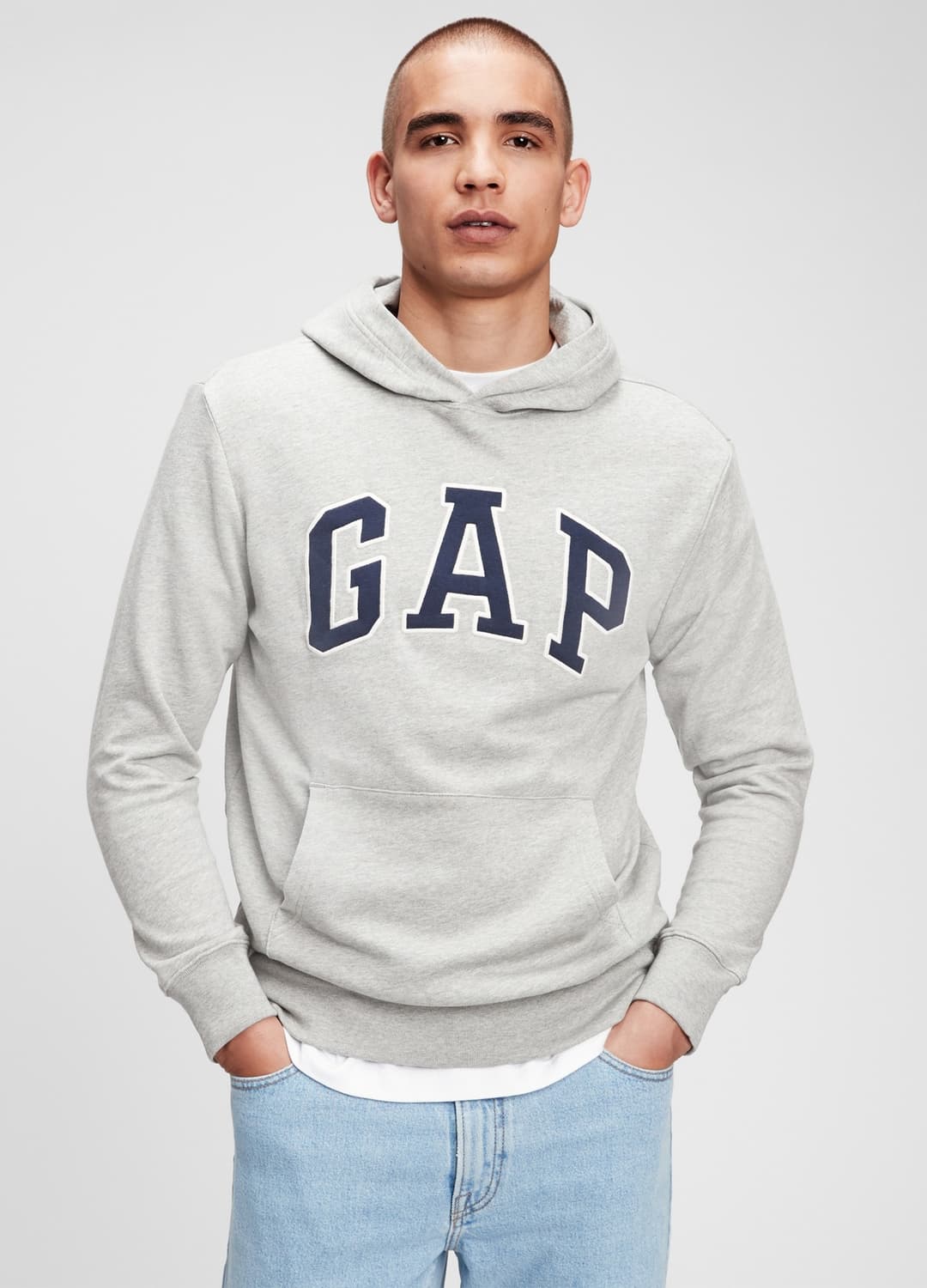 Felpa Con Cappuccio E Ricamo Logo Gap | OVS Felpa Con Cappuccio E Ricamo Logo Gap - 0 | OVS