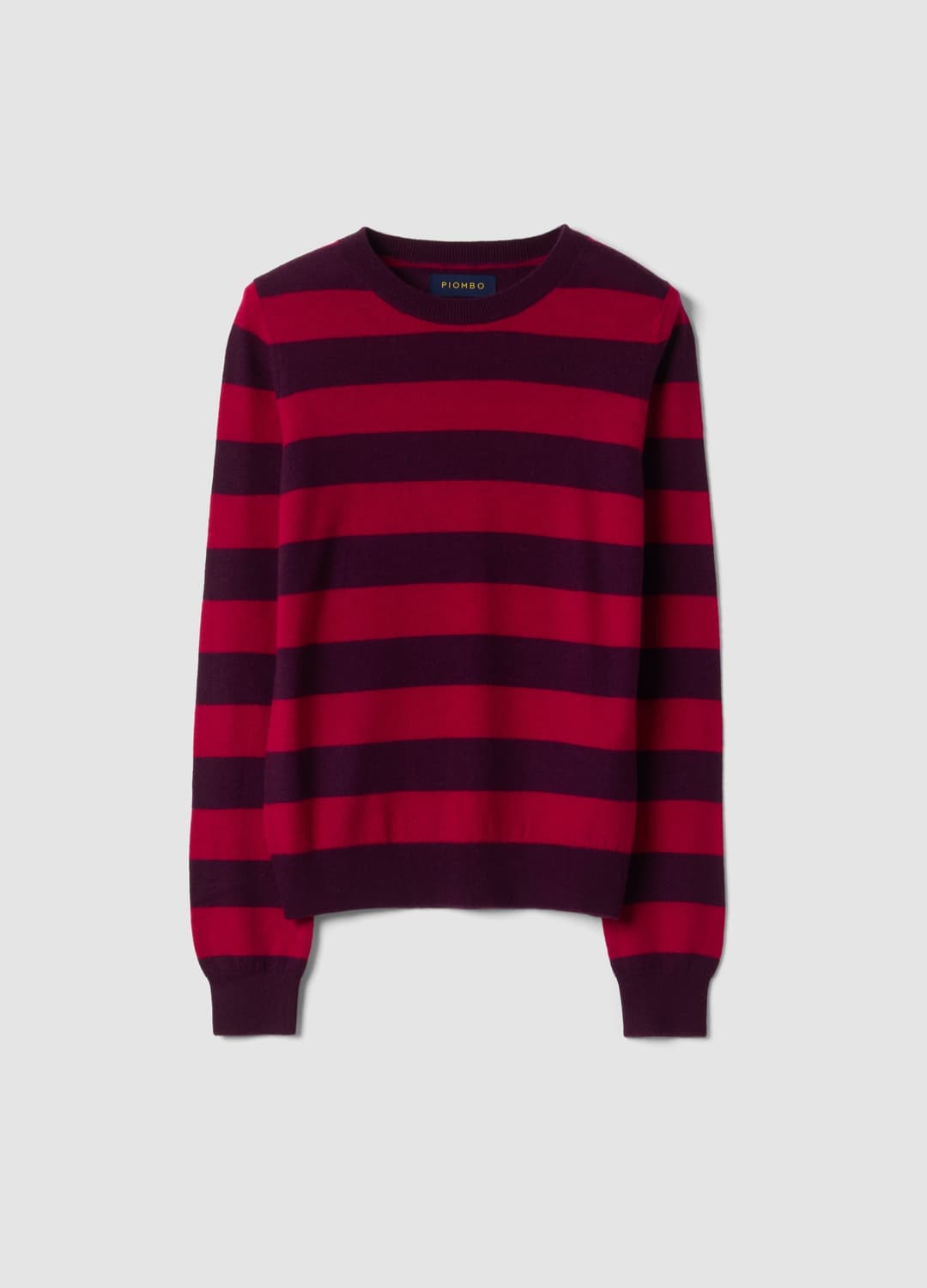 Maglia Rossa In Pura Lana A Righe Con Girocollo | OVS Maglia Rossa In Pura Lana A Righe Con Girocollo - 0 | OVS