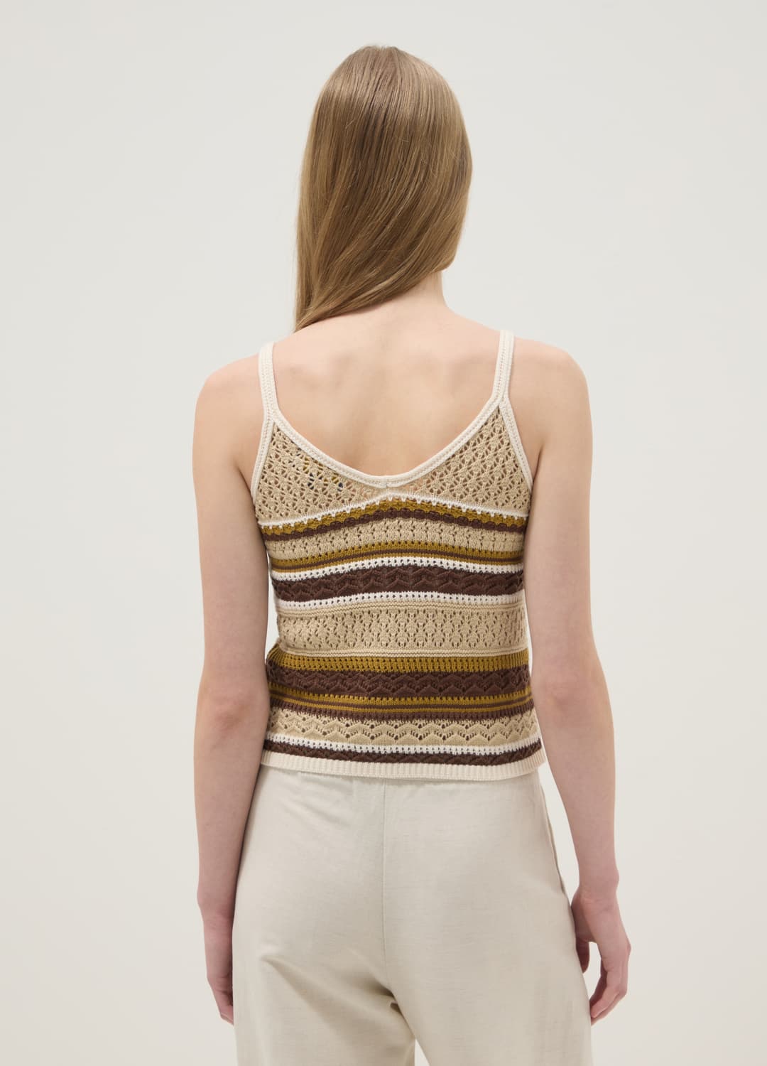 Multicolour-top Aus Reiner Baumwolle Im Regular Fit Mit Strickstruktur | OVS Multicolour-top Aus Reiner Baumwolle Im Regular Fit Mit Strickstruktur - 3 | OVS
