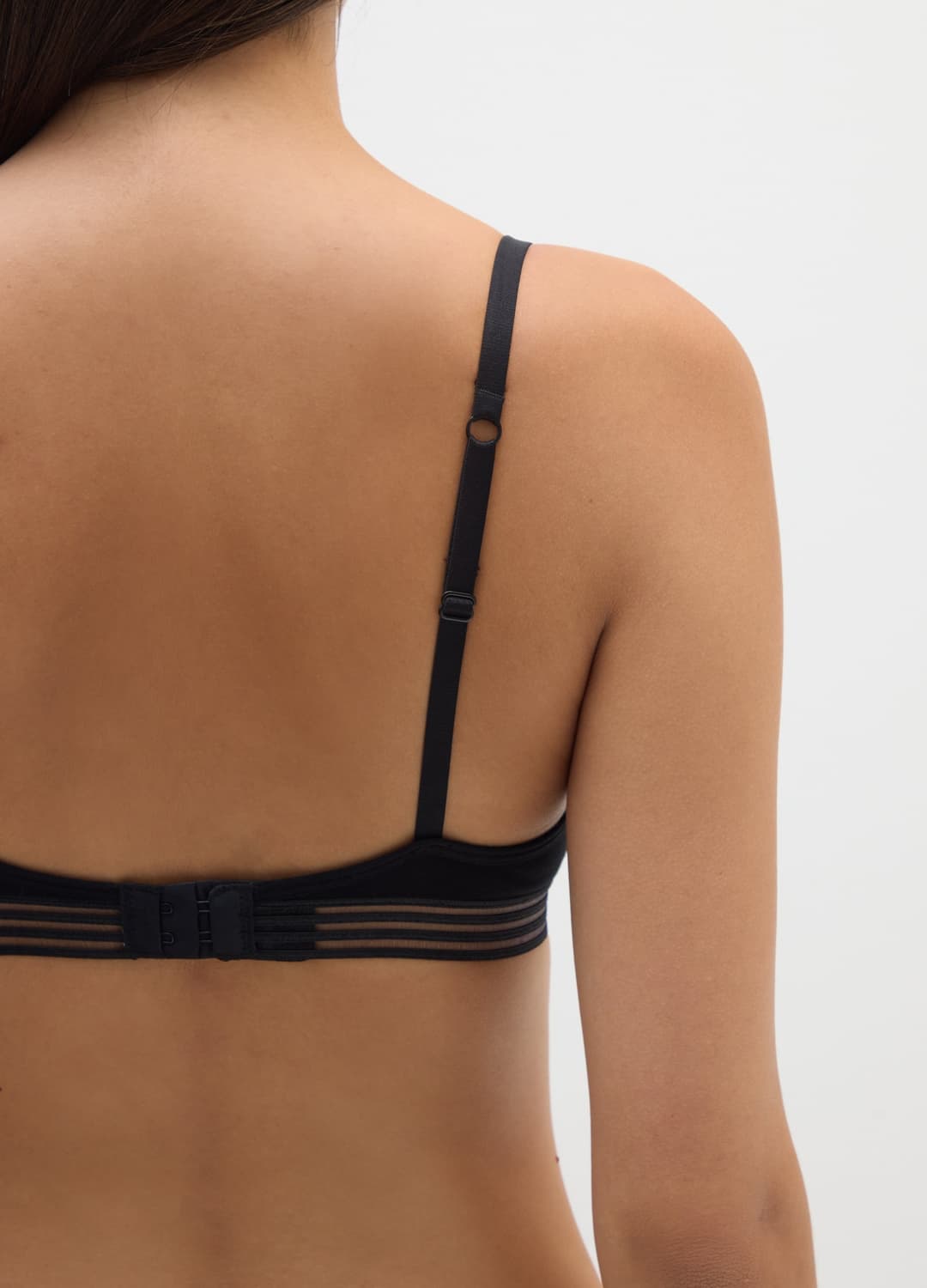 Reggiseno A Triangolo In Cotone Elasticizzato Nero | OVS Reggiseno A Triangolo In Cotone Elasticizzato Nero - 2 | OVS