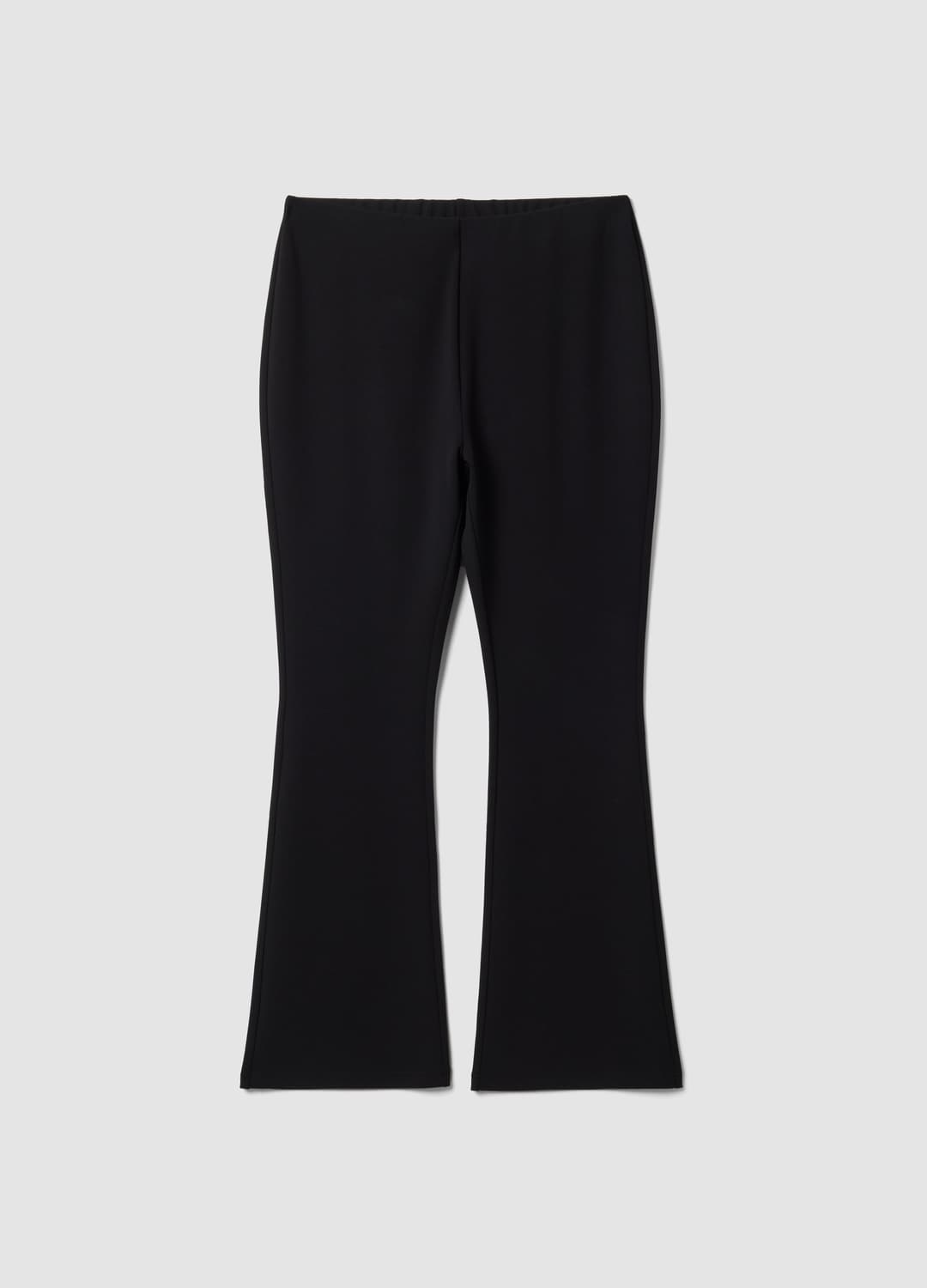 Schwarze Flared-leggings Aus Stretchmaterial | OVS Schwarze Flared-leggings Aus Stretchmaterial - 0 | OVS