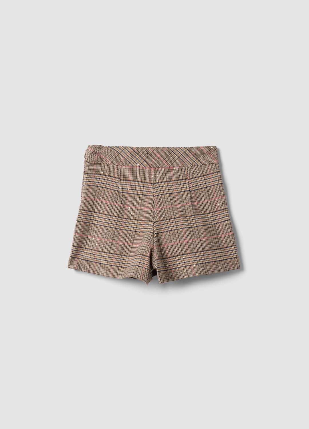 Gonna Pantalone Marrone In Viscosa Elasticizzata A Quadri Per Bambina | OVS Gonna Pantalone Marrone In Viscosa Elasticizzata A Quadri Per Bambina - 1 | OVS