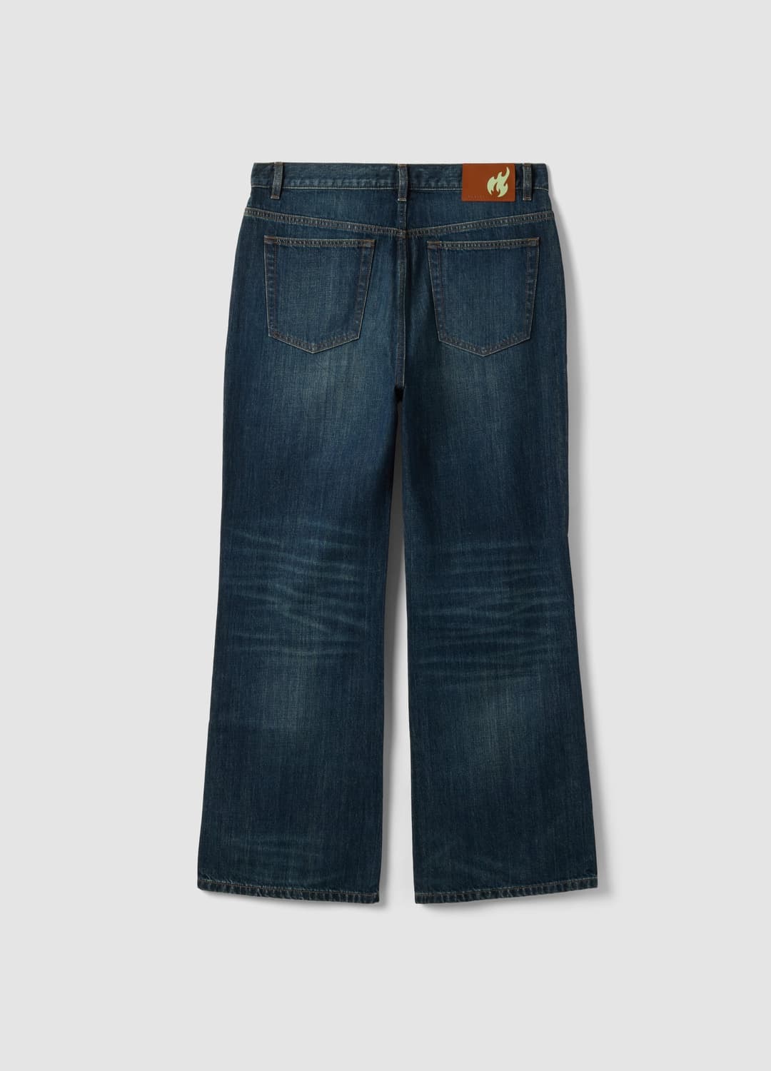 Blaue Flared-denim-jeans Aus Reiner Baumwolle | OVS Blaue Flared-denim-jeans Aus Reiner Baumwolle - 5 | OVS