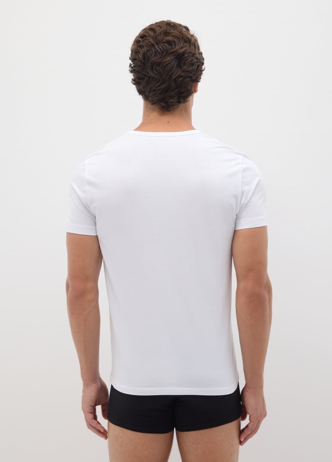Doppelpack Herren T-shirts Aus Reinem Weißen Baumwolle Im Regulären Schnitt | OVS Doppelpack Herren T-shirts Aus Reinem Weißen Baumwolle Im Regulären Schnitt - 2 | OVS