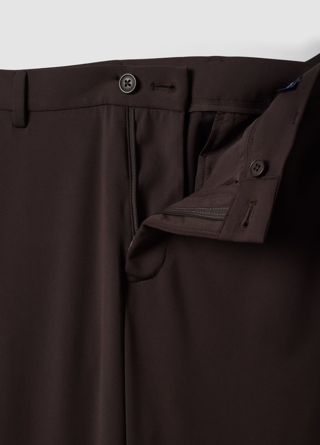 Braune Slim-fit-anzughose Aus 4-wege-stretchgewebe | OVS Braune Slim-fit-anzughose Aus 4-wege-stretchgewebe - 1 | OVS