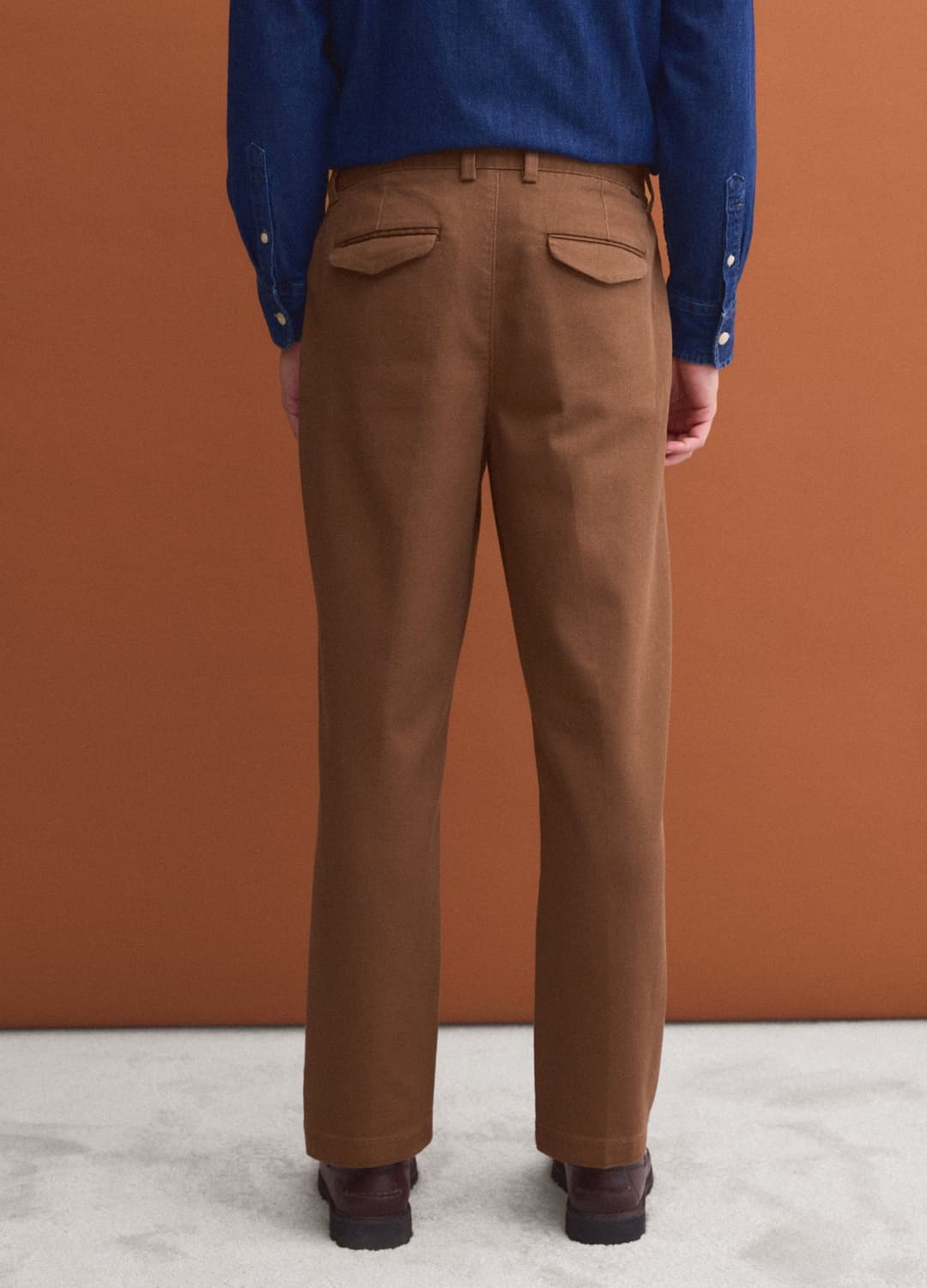 Braune Chinohose Aus Stretch-baumwolle | OVS Braune Chinohose Aus Stretch-baumwolle - 9 | OVS