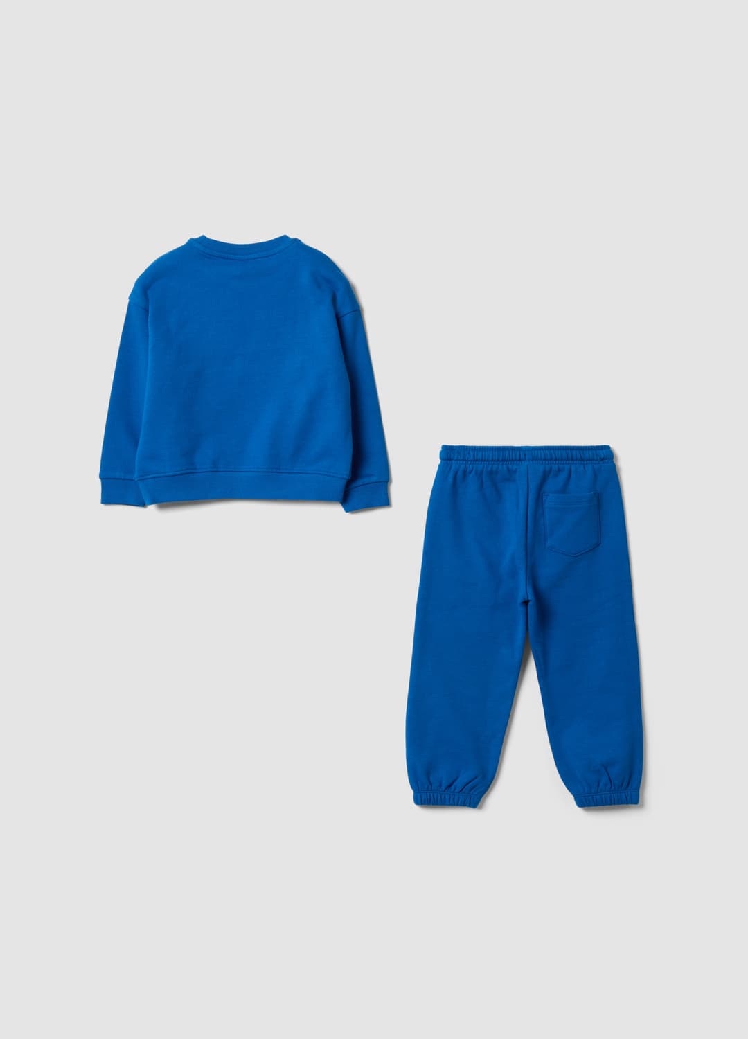 Blaues Jogging-set Aus Reiner Baumwolle Mit Print Für Jungen | OVS Blaues Jogging-set Aus Reiner Baumwolle Mit Print Für Jungen - 1 | OVS
