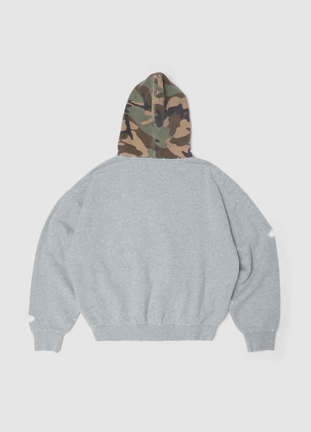 Hoodie Mit Reißverschluss Sunfaded Schwarz | OVS Hoodie Mit Reißverschluss Sunfaded Schwarz - 4 | OVS