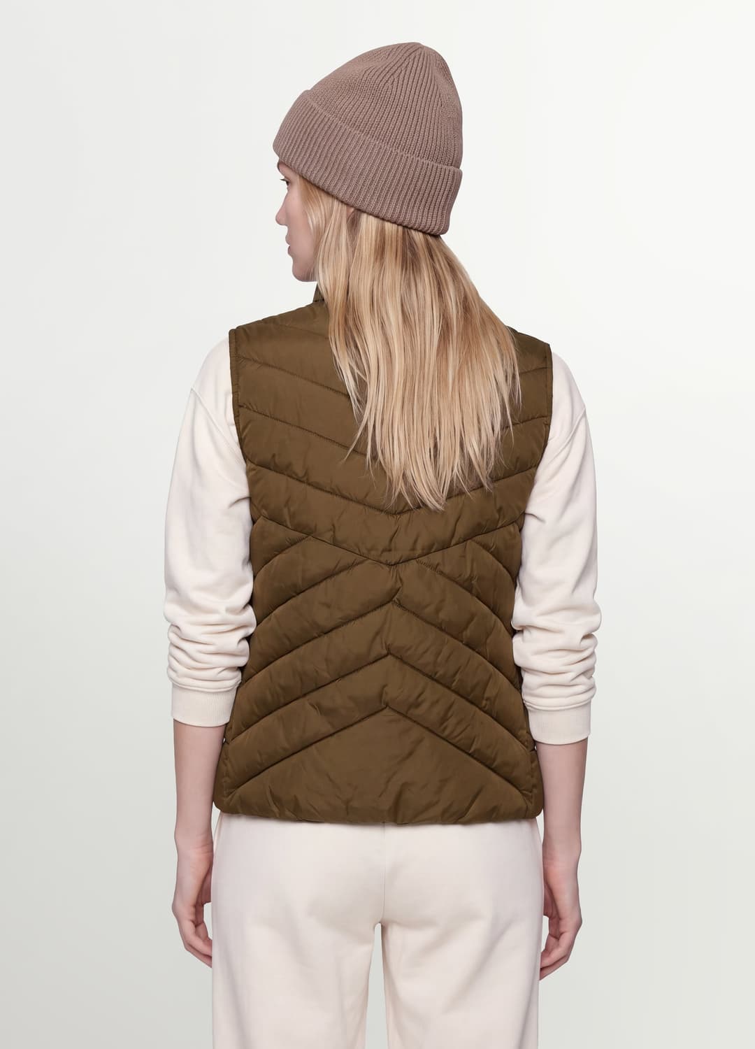 Gilet Ultralight Verde Trapuntato Con Zip E Collo Alto | OVS Gilet Ultralight Verde Trapuntato Con Zip E Collo Alto - 2 | OVS