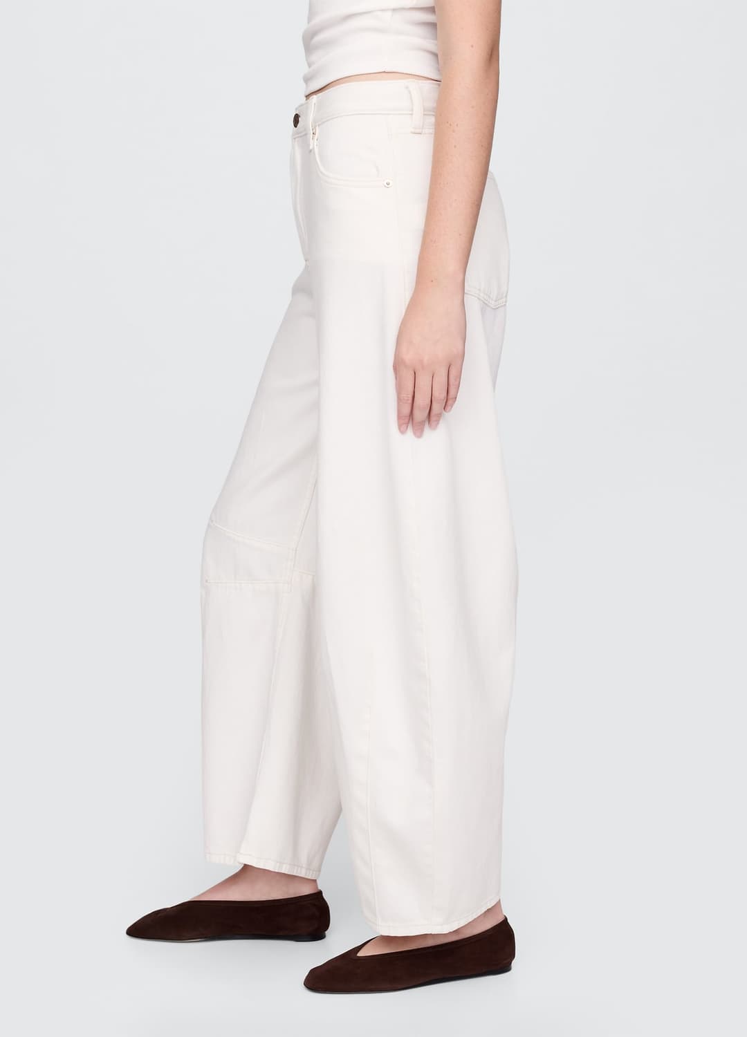 Pantaloni Ampi Bianchi In Cotone | OVS Pantaloni Ampi Bianchi In Cotone - 3 | OVS