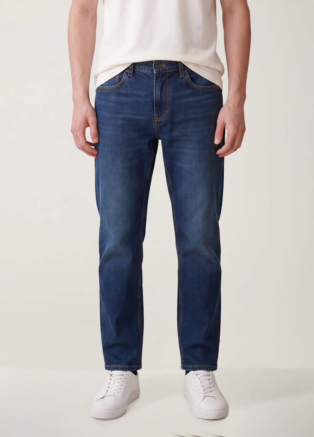 Regular-fit-jeans Aus Denim Aus Reiner Baumwolle | OVS Regular-fit-jeans Aus Denim Aus Reiner Baumwolle - 1 | OVS