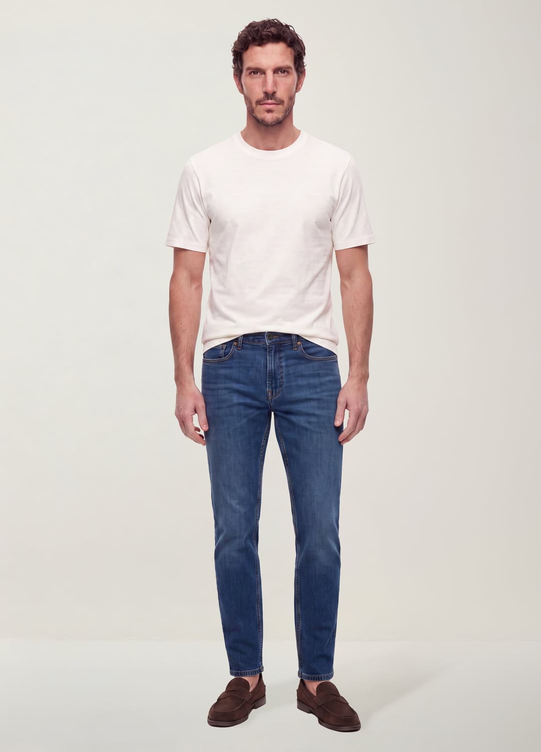 Blaue Slim-fit-jeans Aus Stretch-baumwolle | OVS Blaue Slim-fit-jeans Aus Stretch-baumwolle - 7 | OVS