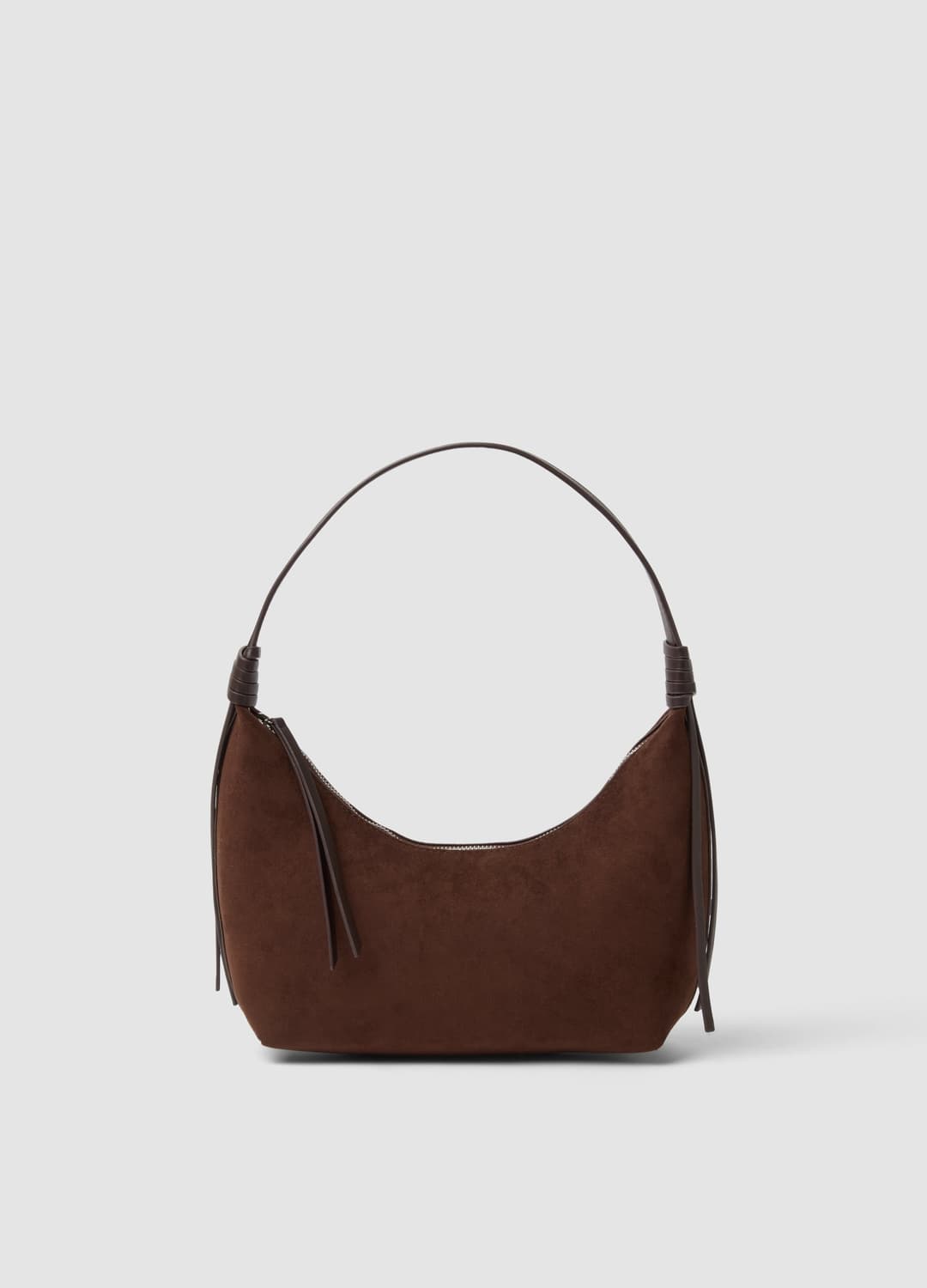 Borsa Marrone Hobo In Tessuto Elasticizzato | OVS Borsa Marrone Hobo In Tessuto Elasticizzato - 0 | OVS